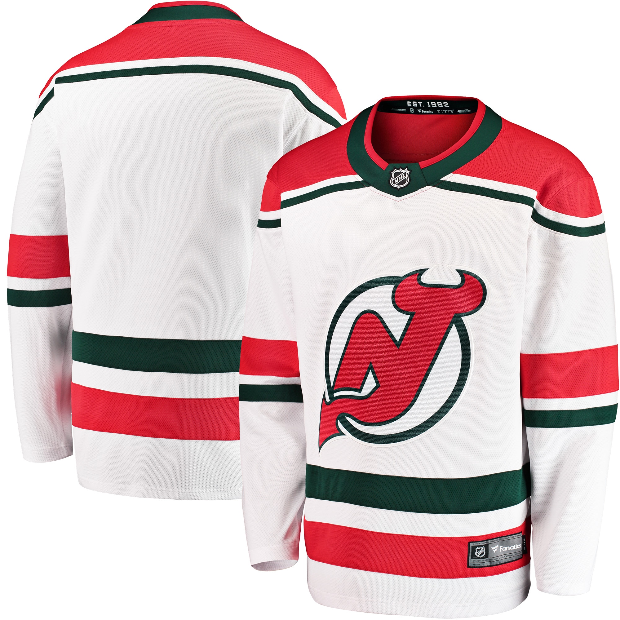 New Jersey Devils Fanatics Alternate Breakaway Jersey - White