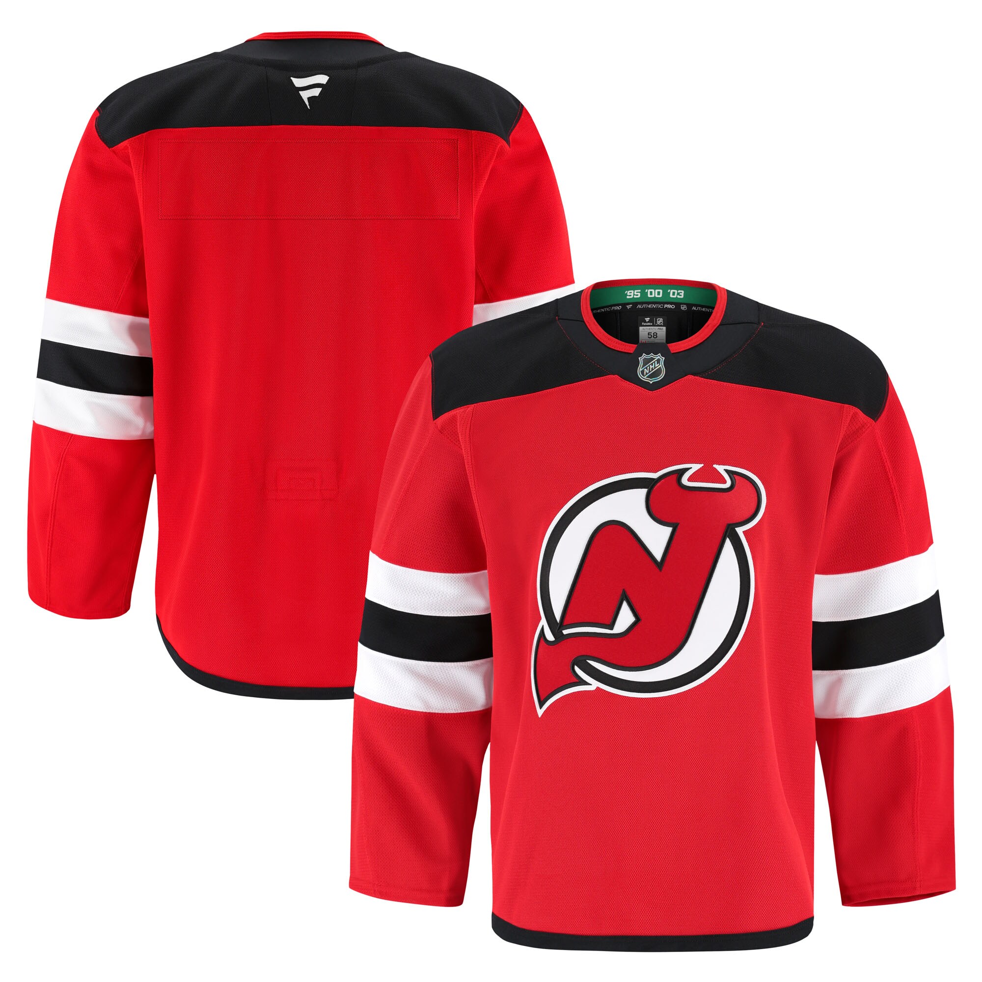 New Jersey Devils Fanatics Home Pro Jersey - Red