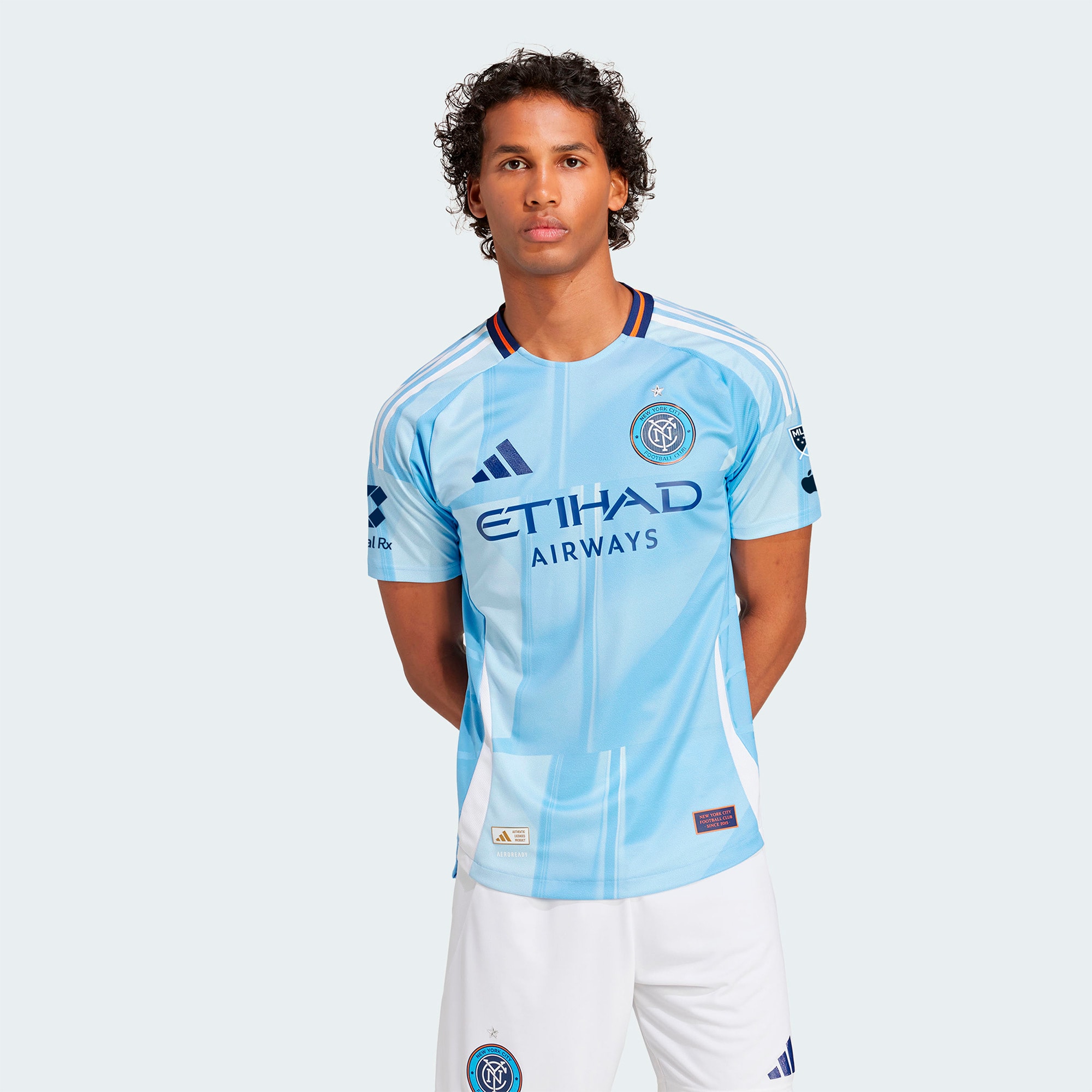 New York City FC 2025 The Excelsior Kit Jersey - Light Blue