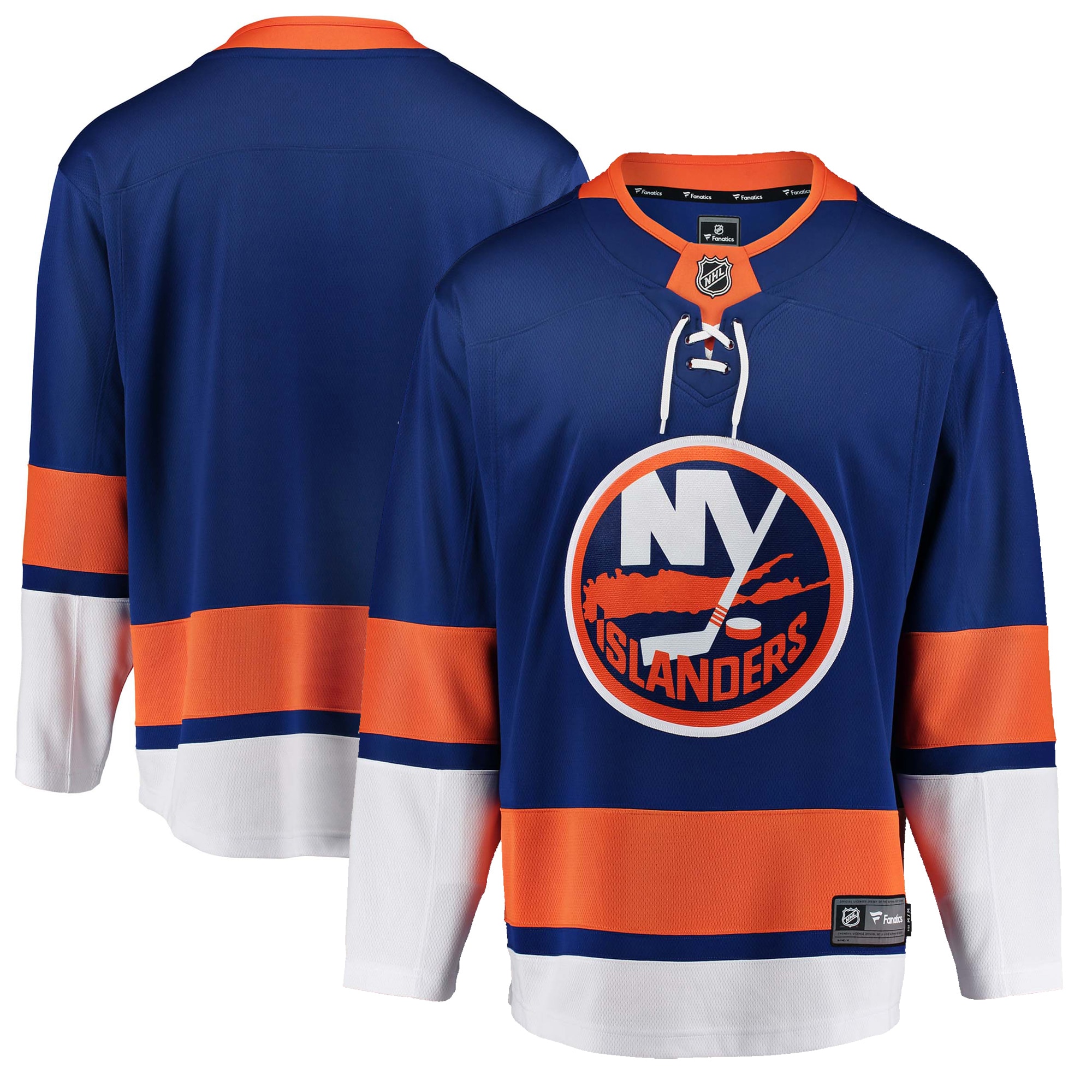 New York Islanders Fanatics Youth Breakaway Home Jersey - Blue