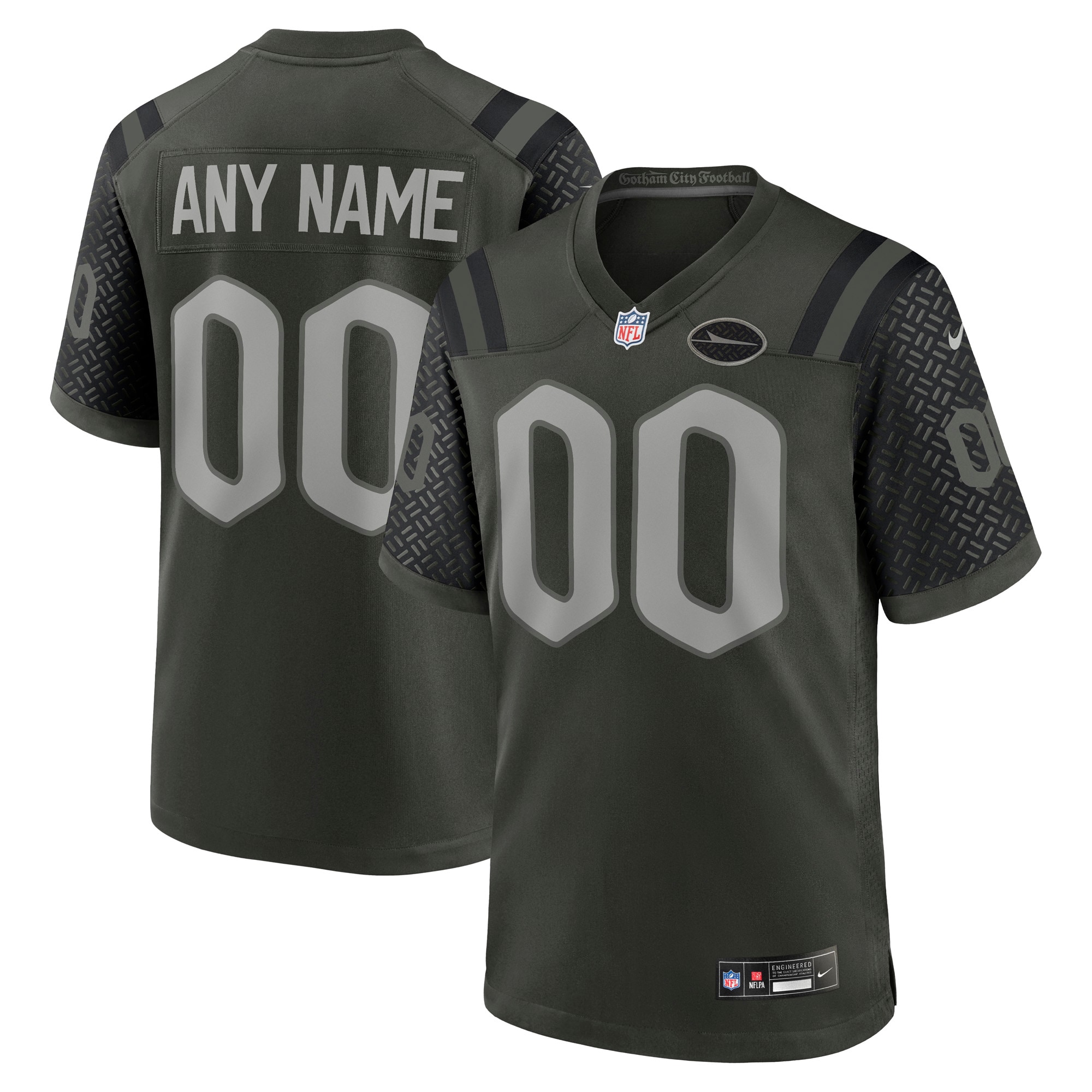 New York Jets 2025 Rivalries Collection Custom Game Jersey - Gotham Green