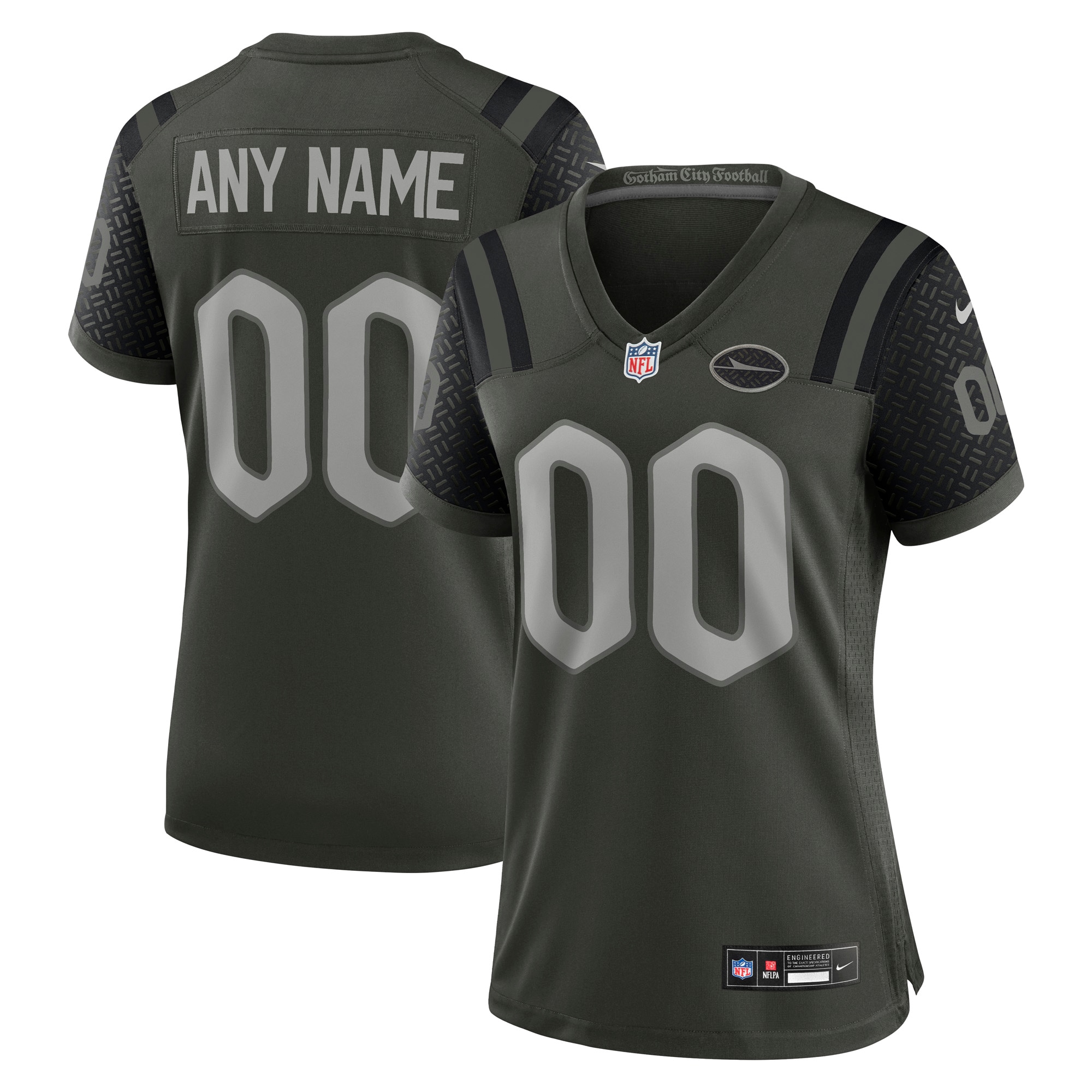 New York Jets Women's 2025 Rivalries Collection Custom Game Jersey - Gotham Green