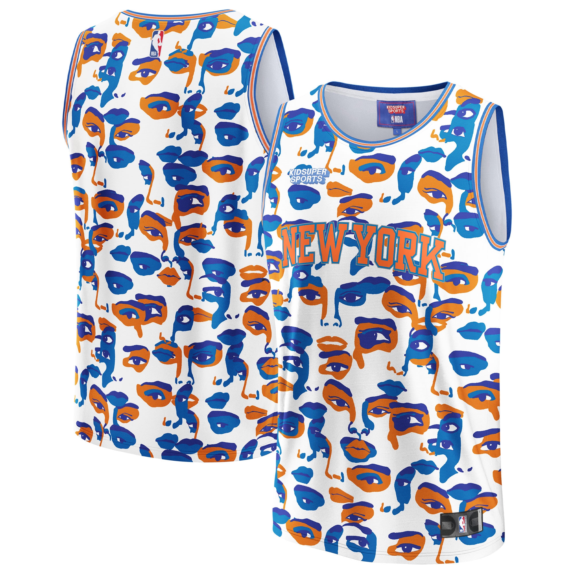 New York Knicks & KidSuper Studios by Fanatics Unisex Hometown Jersey - White