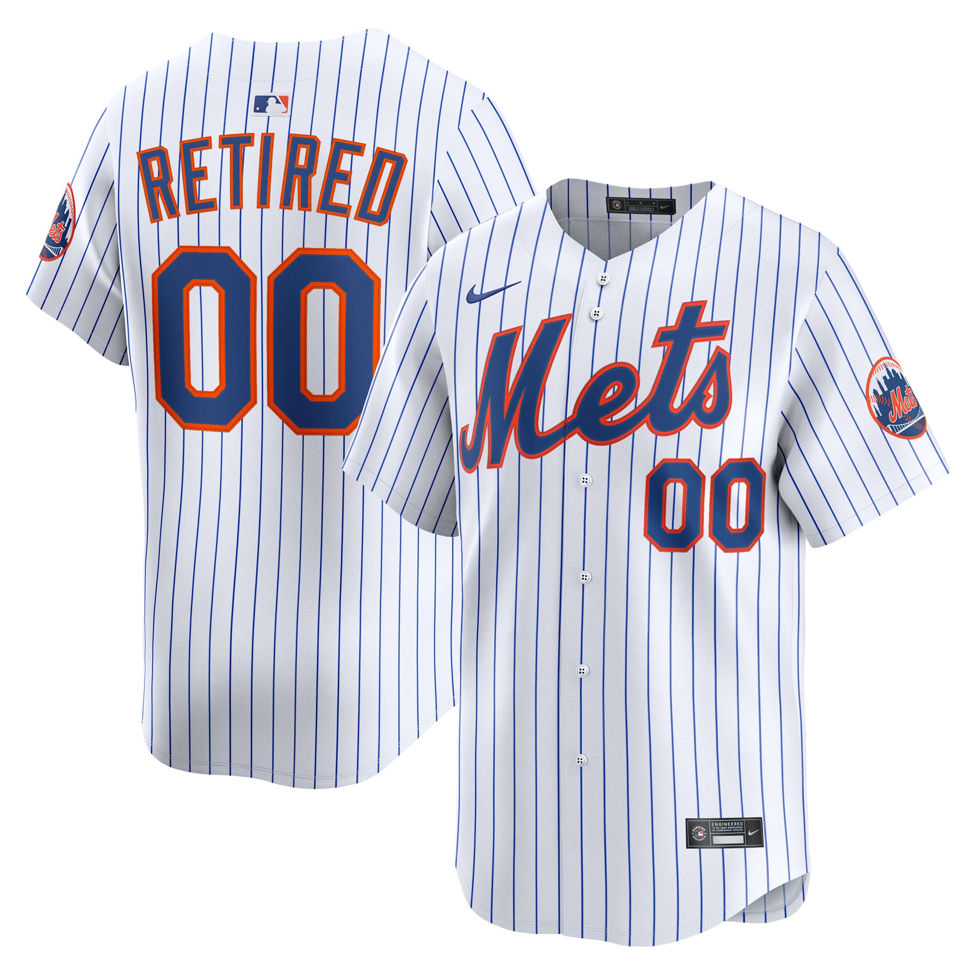 New York Mets Home Limited Pick-A-Player Retired Roster Jersey - White