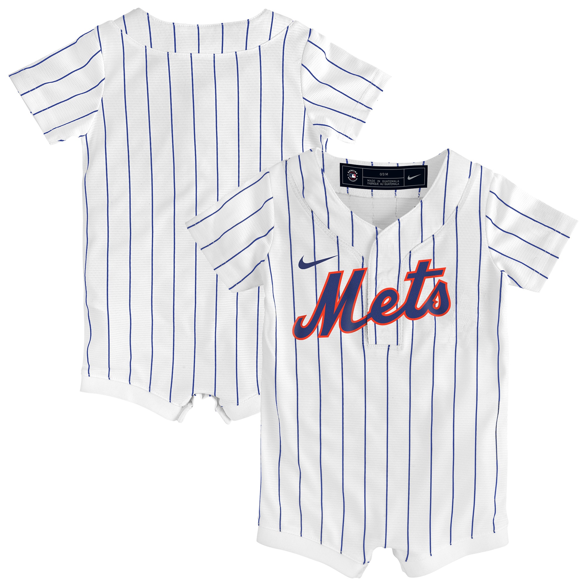 New York Mets Infant Home Romper Jersey