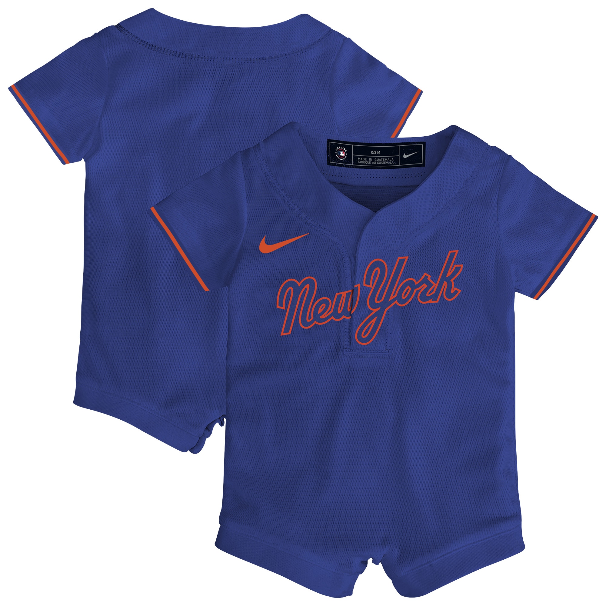 New York Mets Newborn & Infant Alternate Romper Jersey