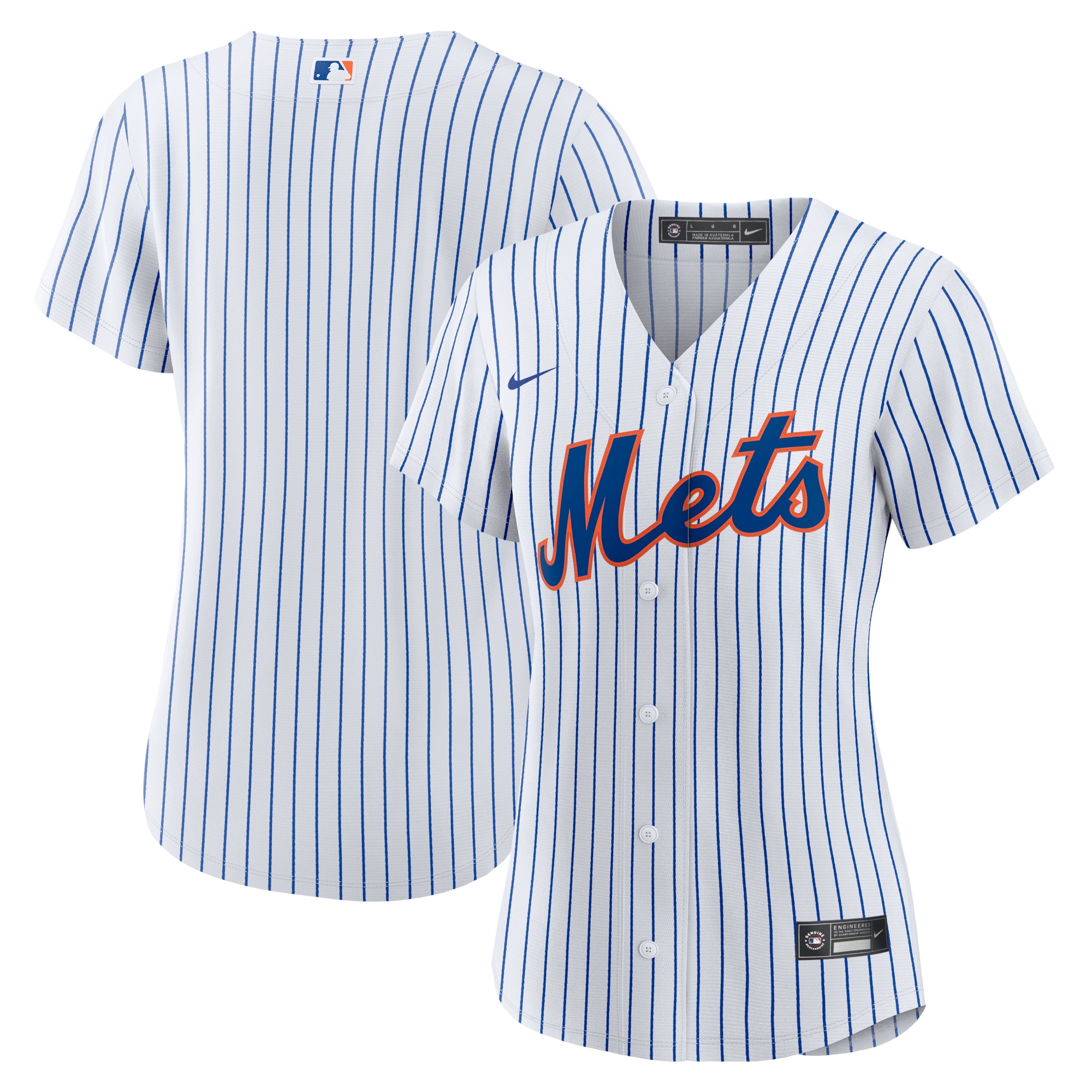 New York Mets Women's Home Team Jersey - White
