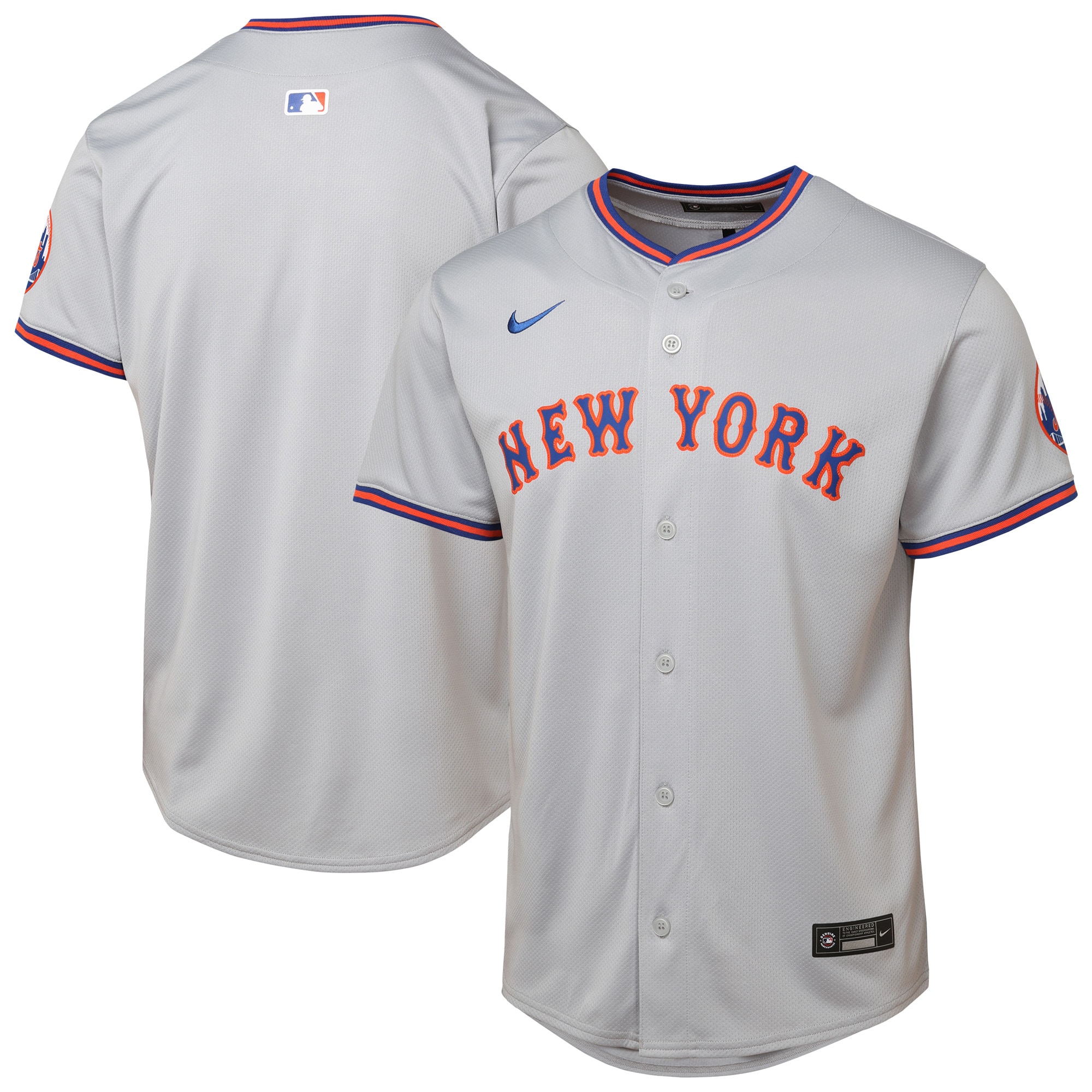New York Mets Youth Road Limited Jersey