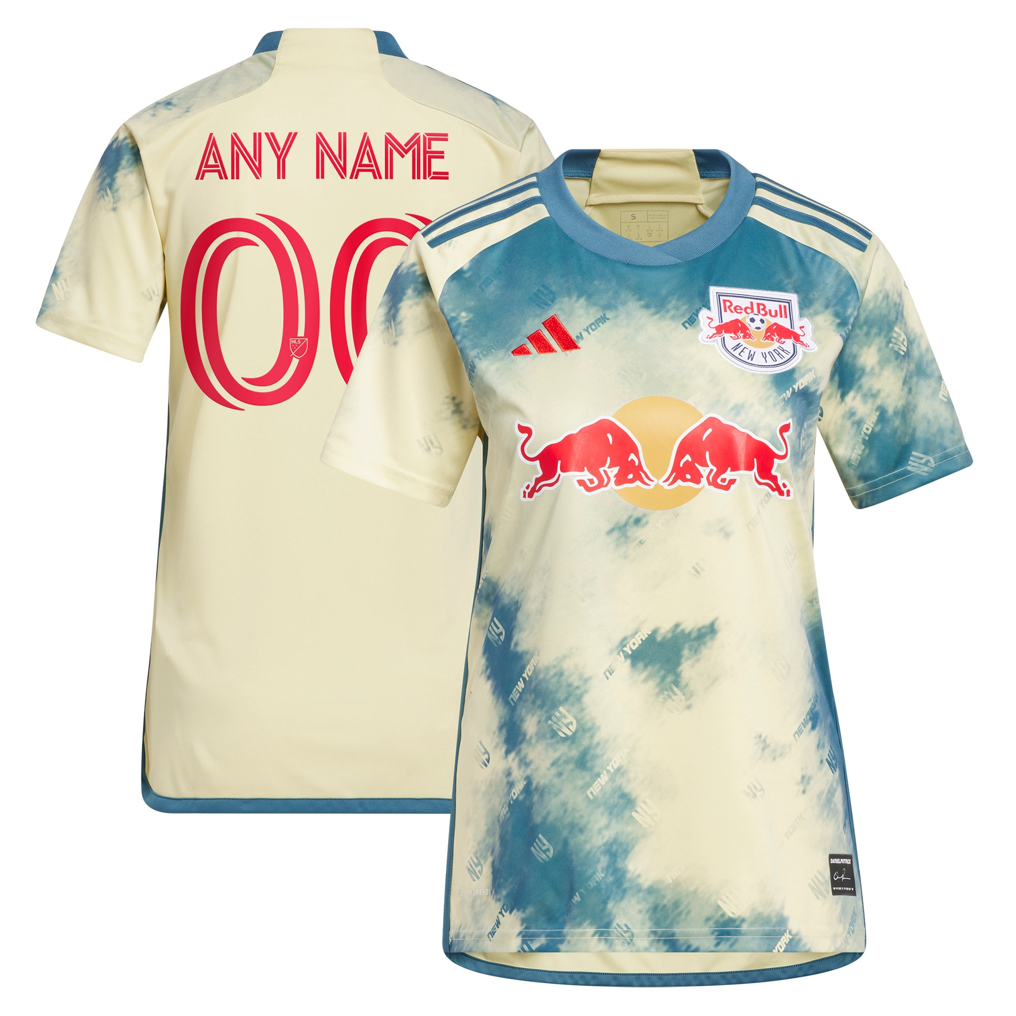 New York Red Bulls Women's 2023 Daniel Patrick Kit Custom Jersey - Yellow