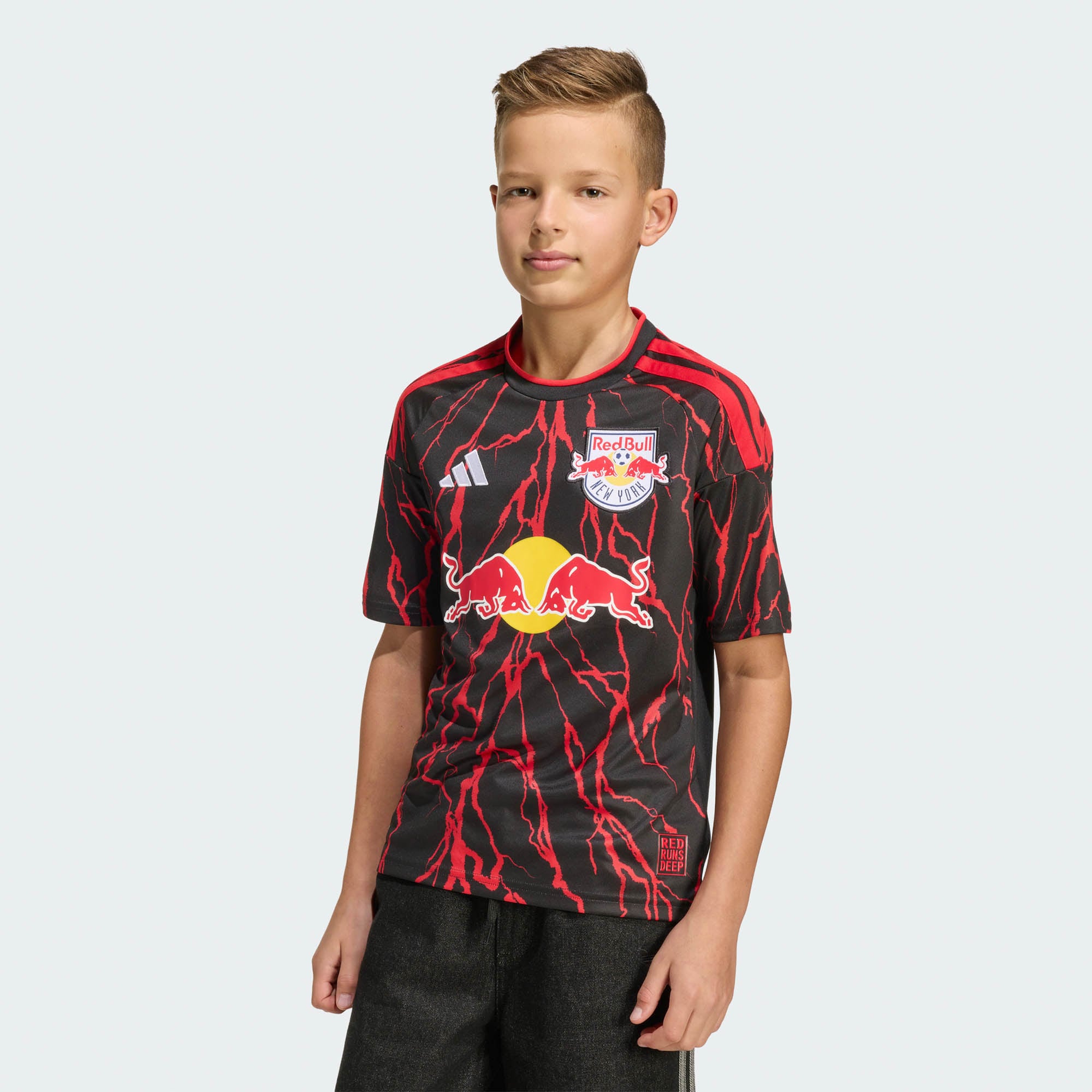 New York Red Bulls Youth 2026 The Rooted Kit Jersey - Black