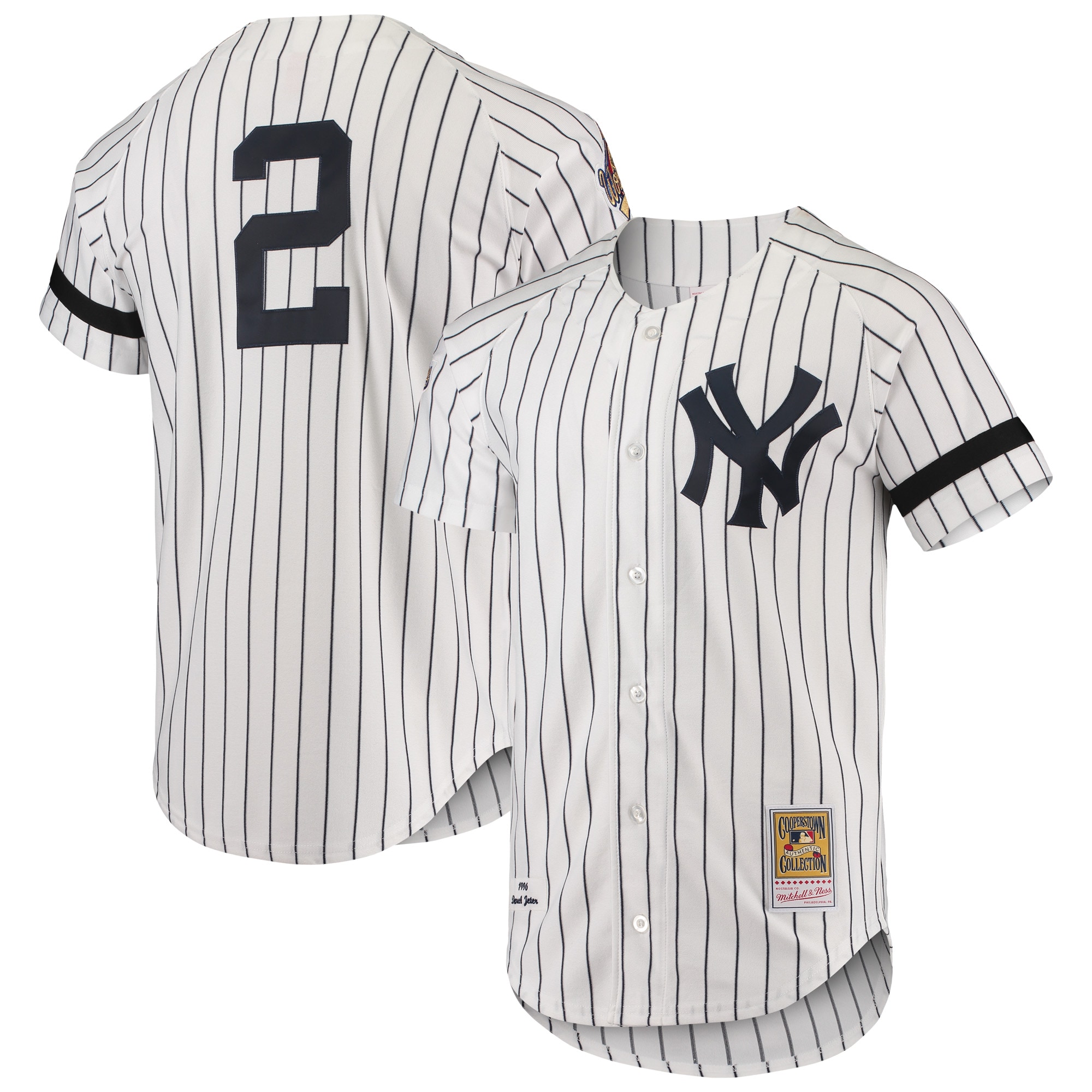 New York Yankees Cooperstown Collection 1996 Home Jersey - White