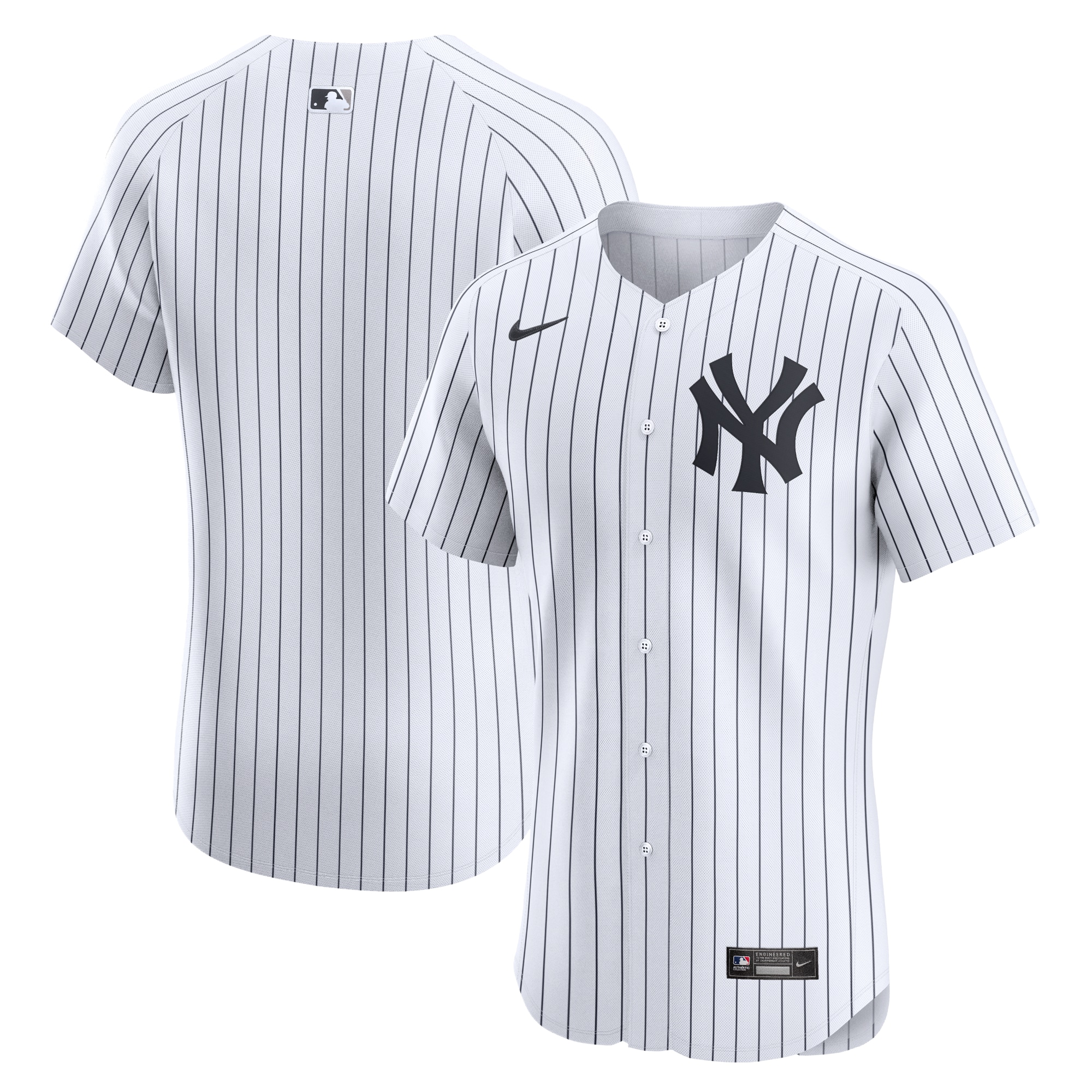 New York Yankees Home Elite Jersey - White