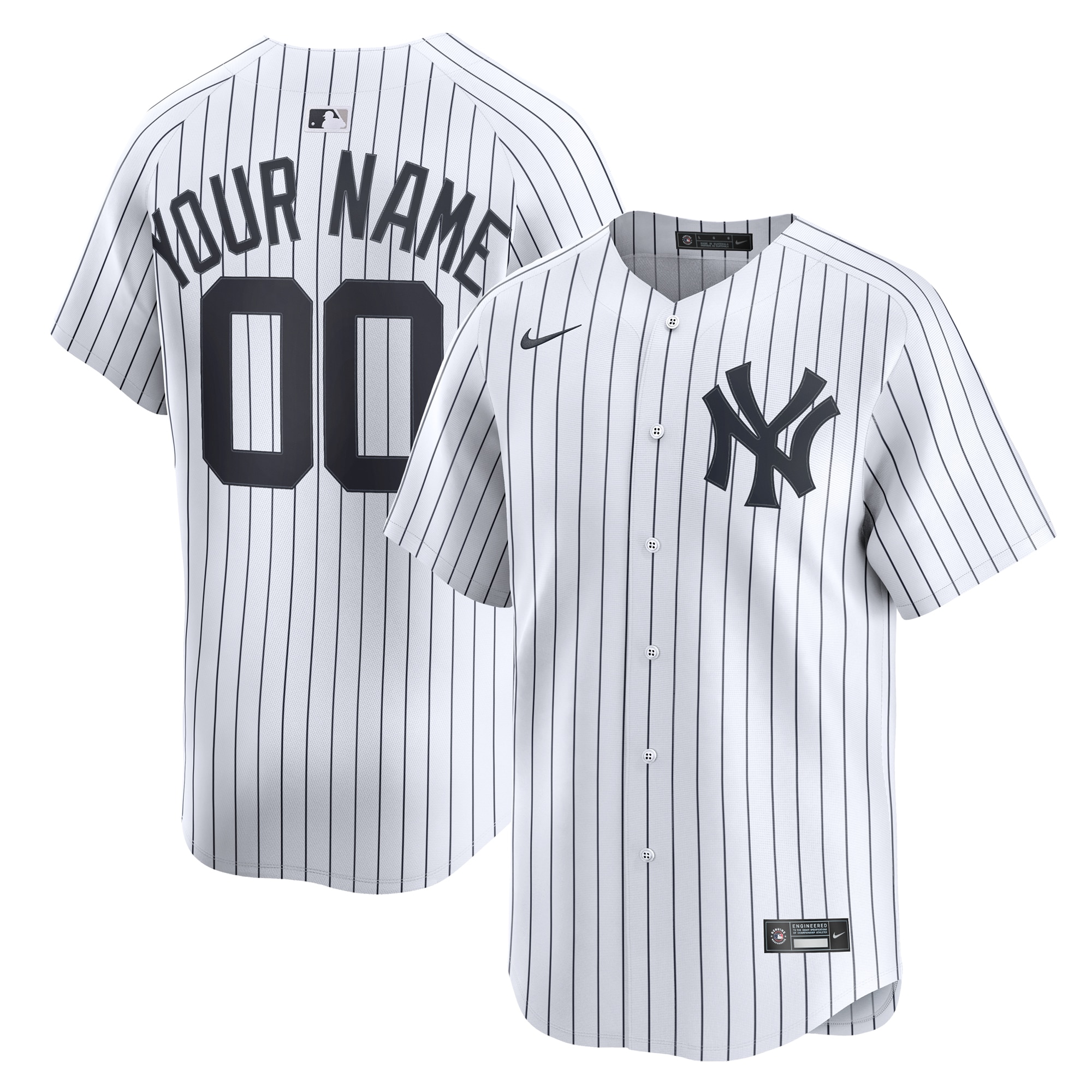 New York Yankees Home Limited Custom Jersey