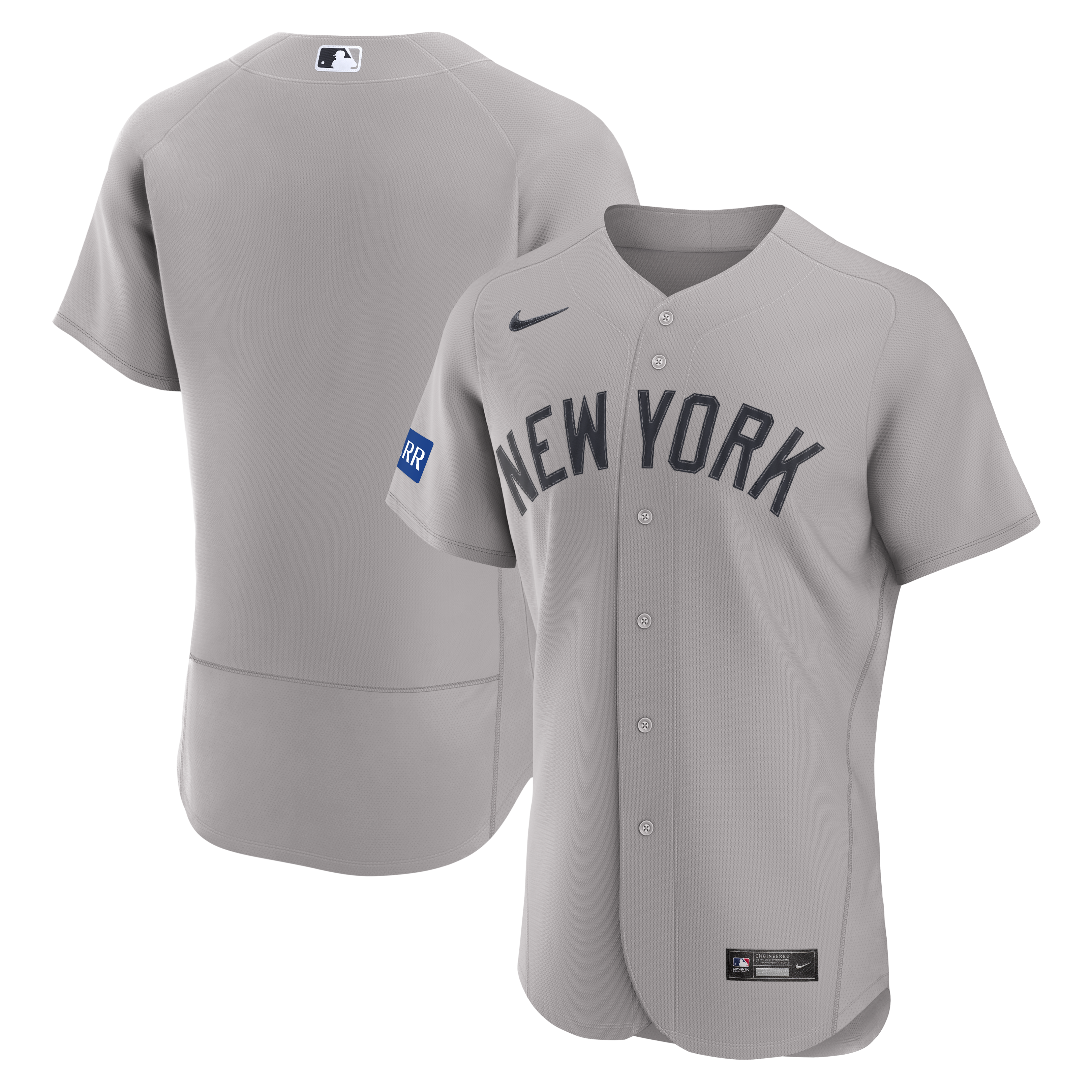 New York Yankees Road Sponsor Patch Jersey