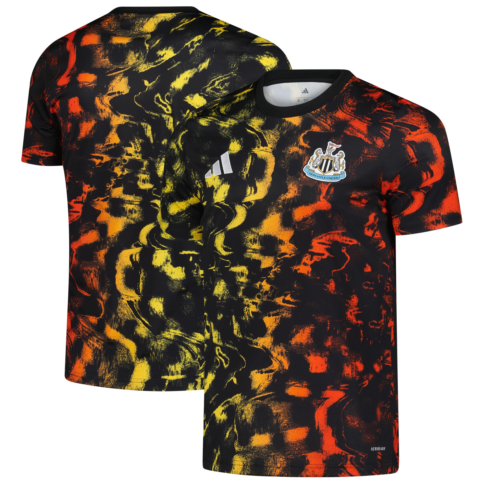 Newcastle United 2025/26 AEROREADY Pre-Match Top - Black
