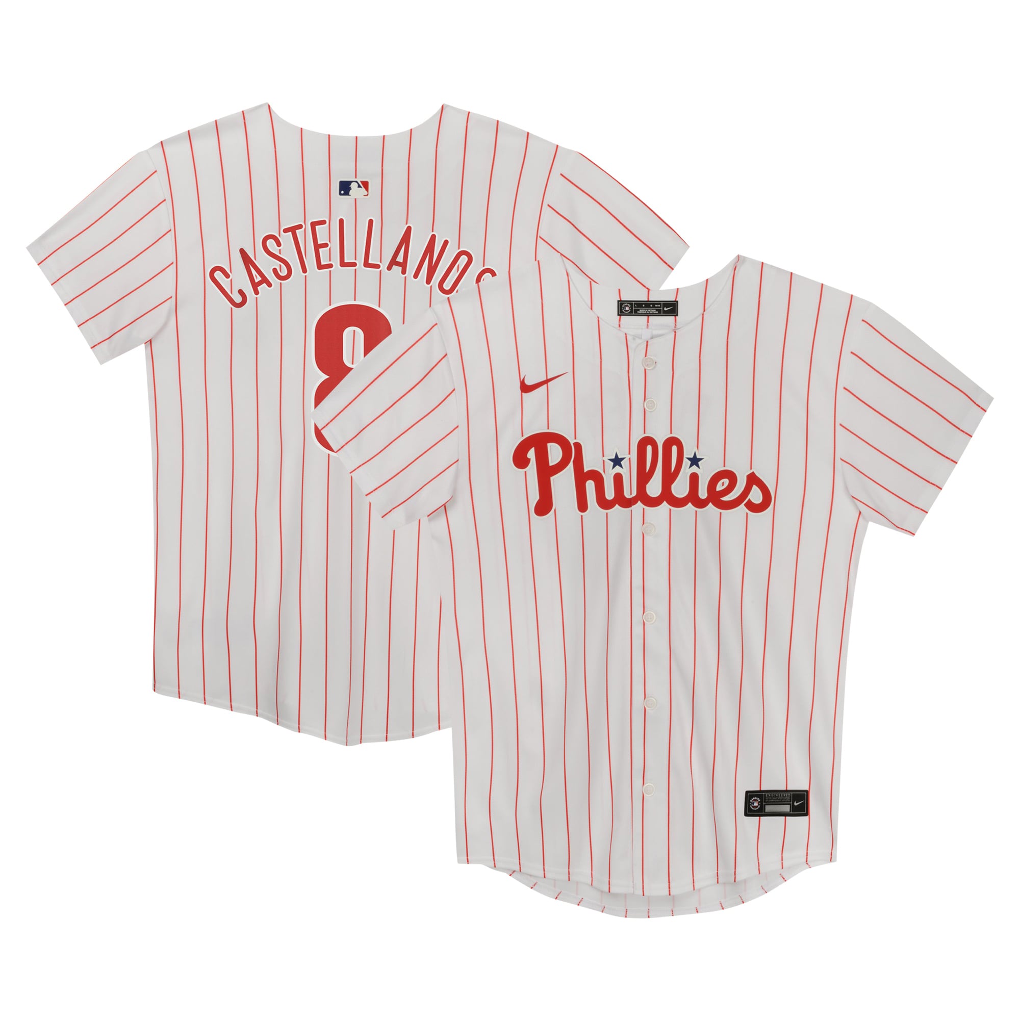 Nick Castellanos Philadelphia Phillies Preschool Home Game Jersey - White