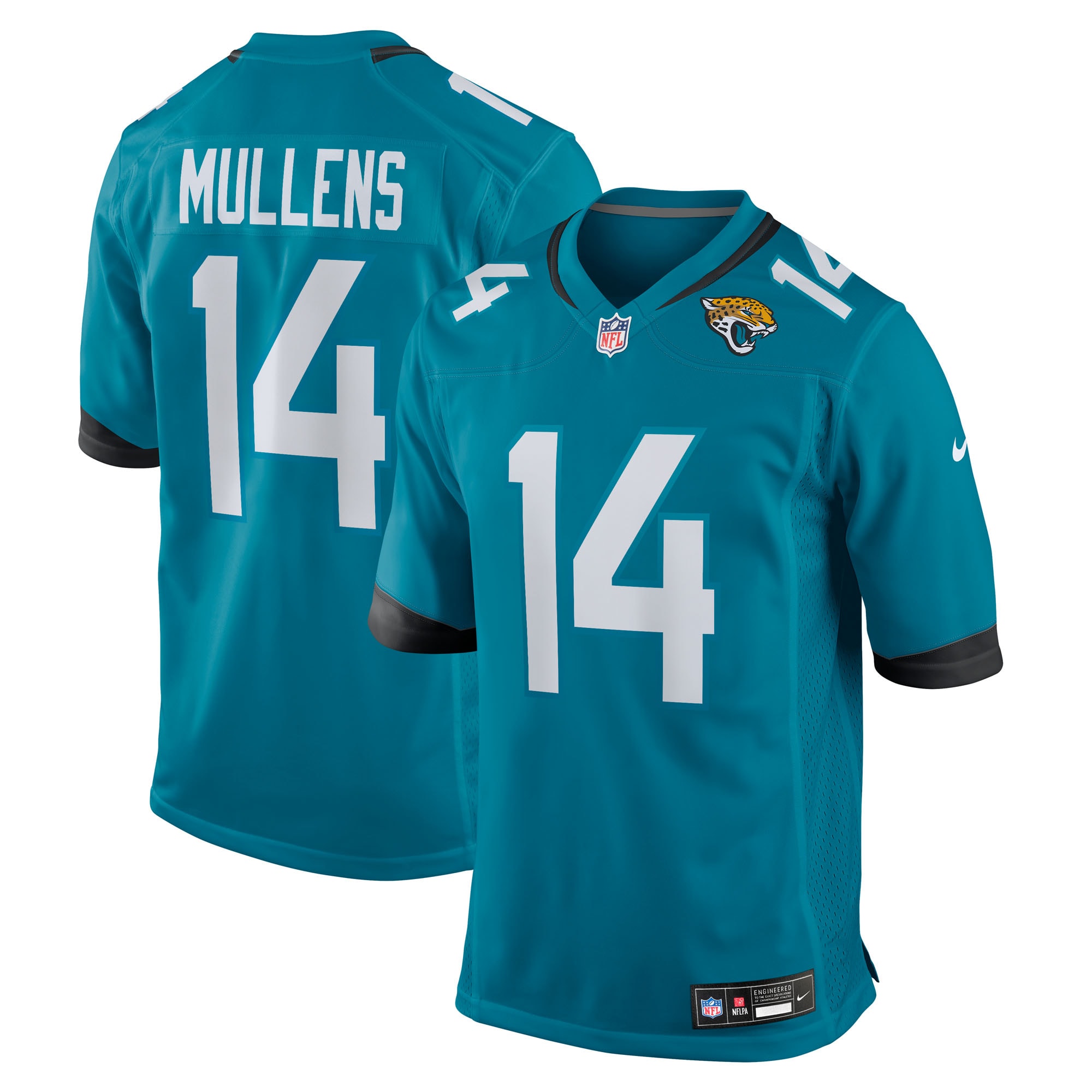 Nick Mullens Jacksonville Jaguars Team Game Jersey - Teal