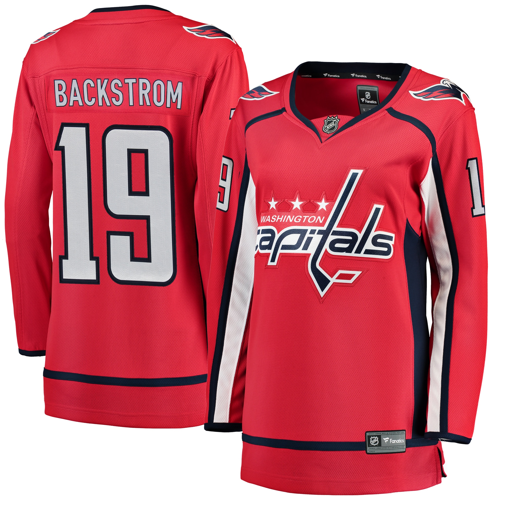 Nicklas Backstrom Washington Capitals Fanatics Women's Home Breakaway Jersey - Red