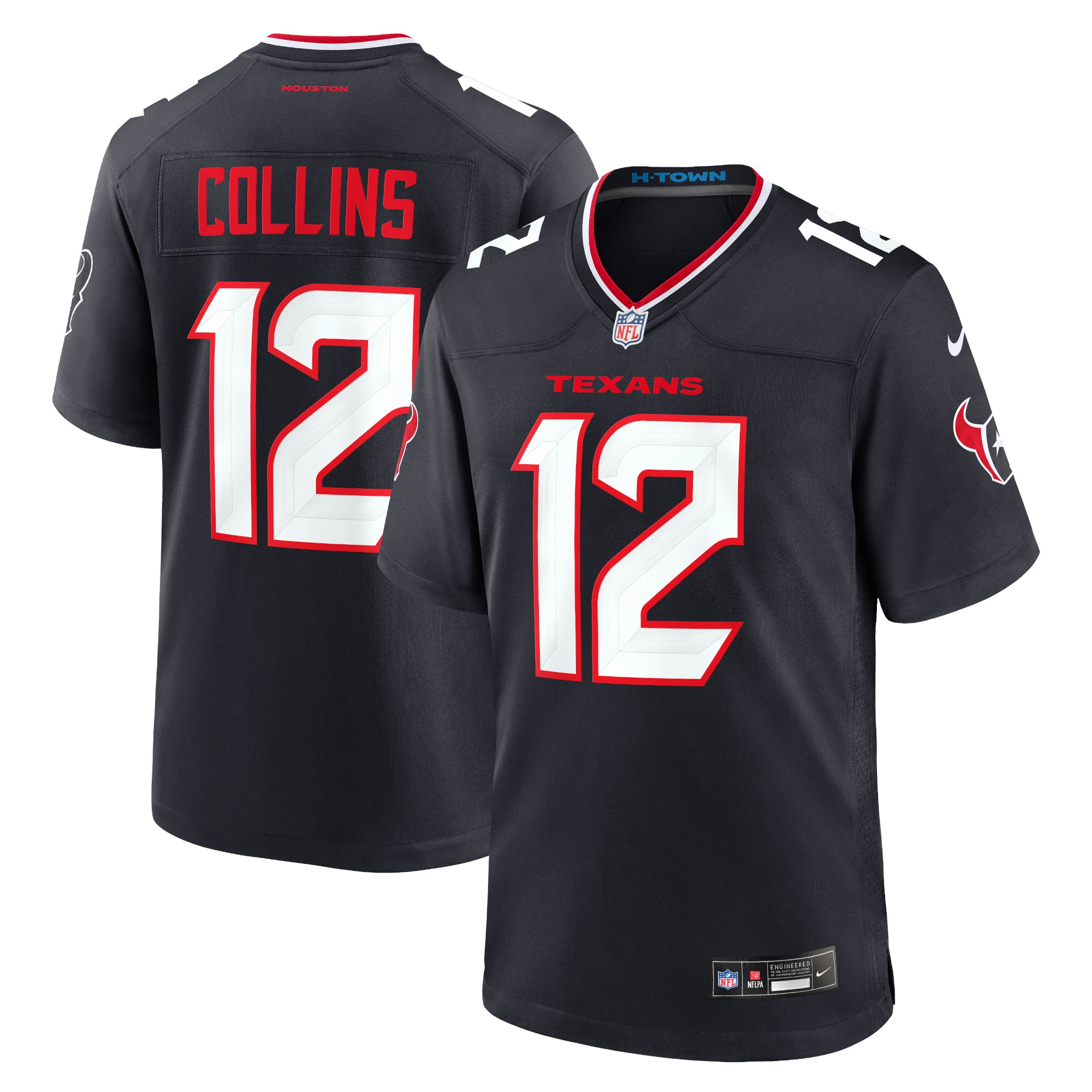 Nico Collins Houston Texans Game Jersey
