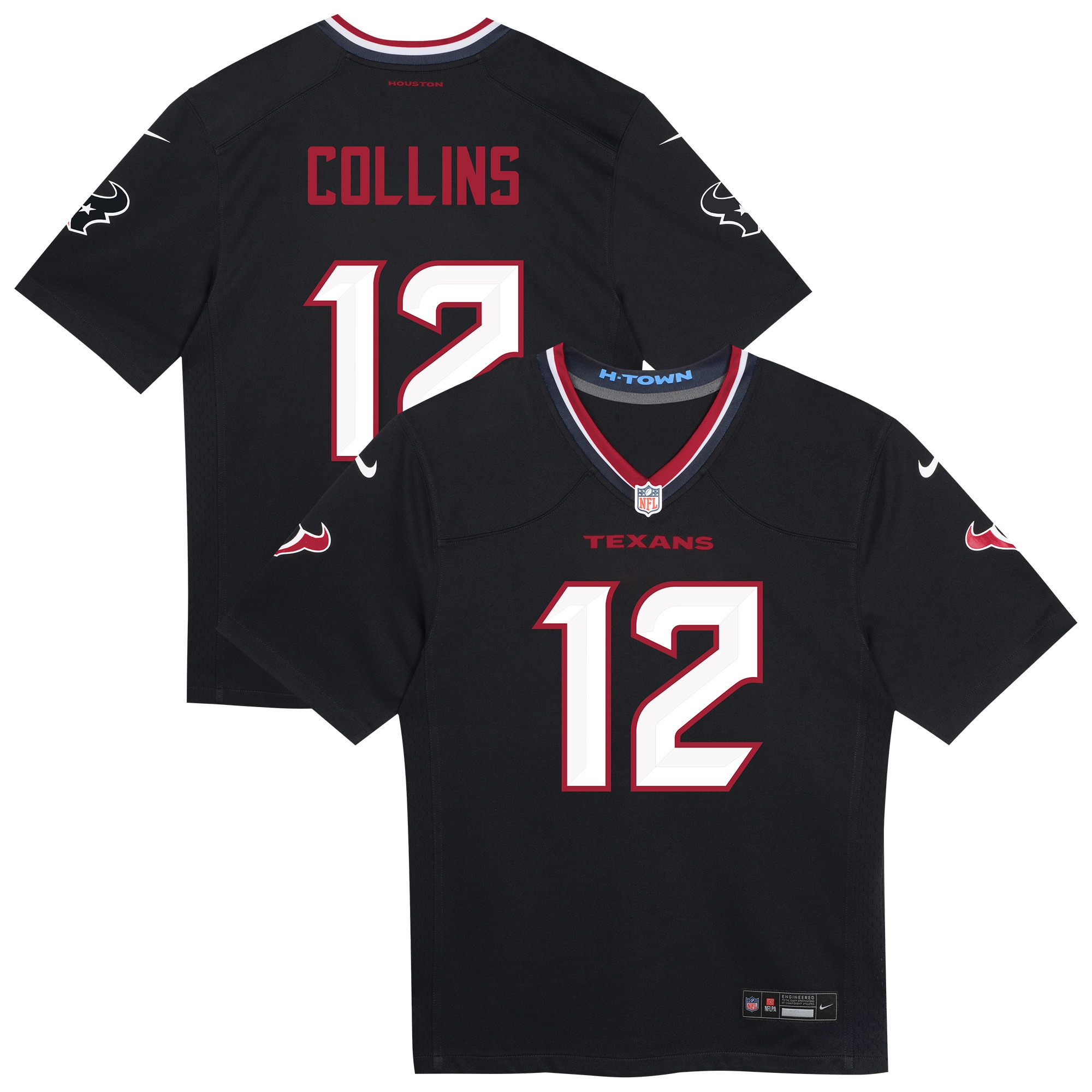 Nico Collins Houston Texans Preschool Team Player Game Jersey - Navy