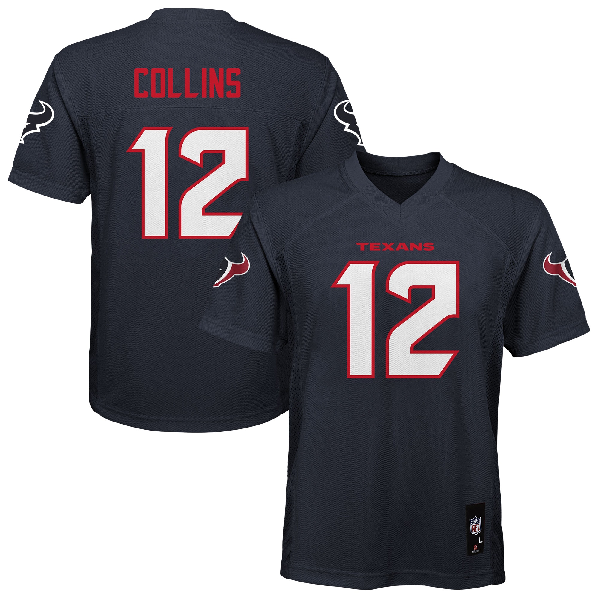 Nico Collins Houston Texans Youth Player Jersey - Navy