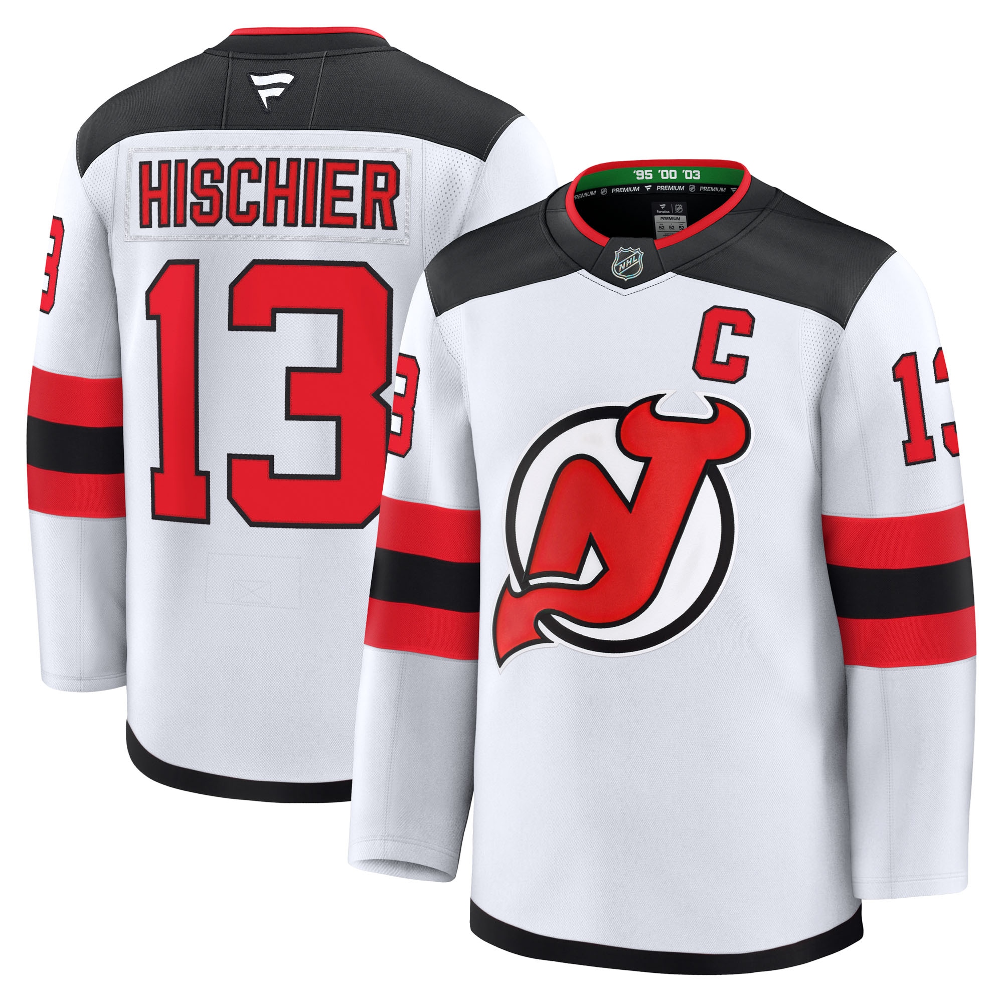 Nico Hischier New Jersey Devils Fanatics Away Premium Jersey