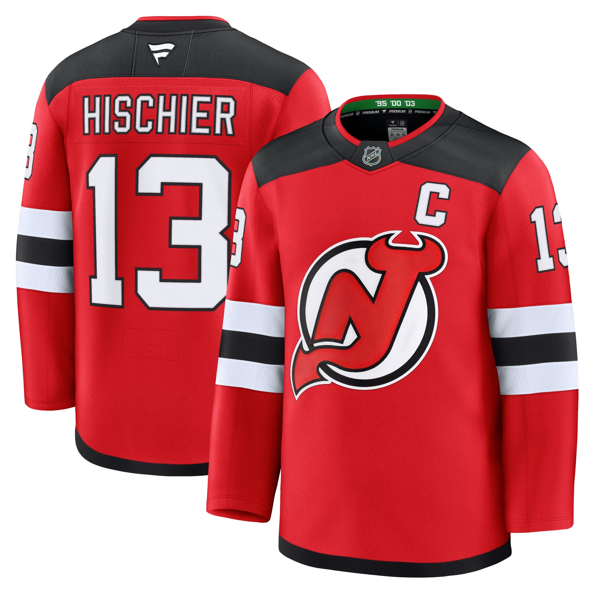 Nico Hischier New Jersey Devils Fanatics Home Premium Jersey