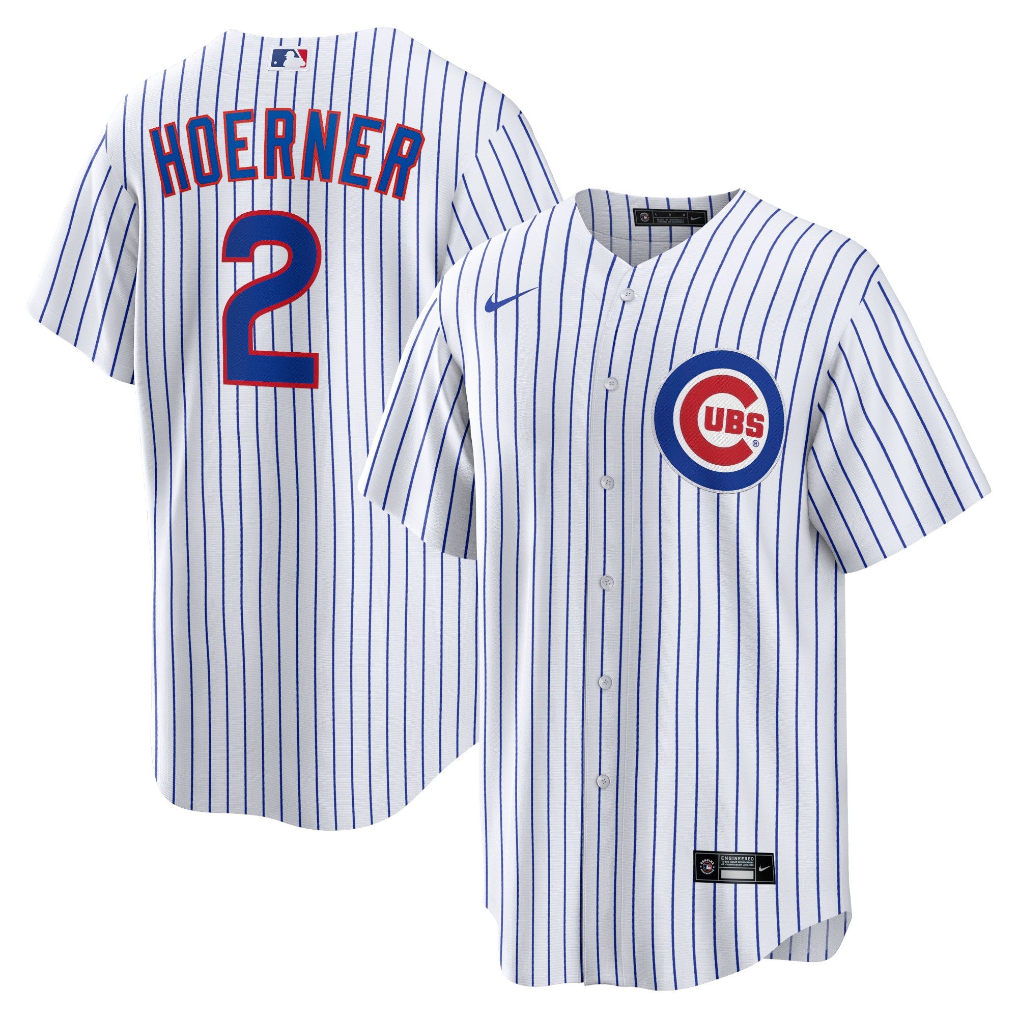 Nico Hoerner Chicago Cubs Player Jersey - White