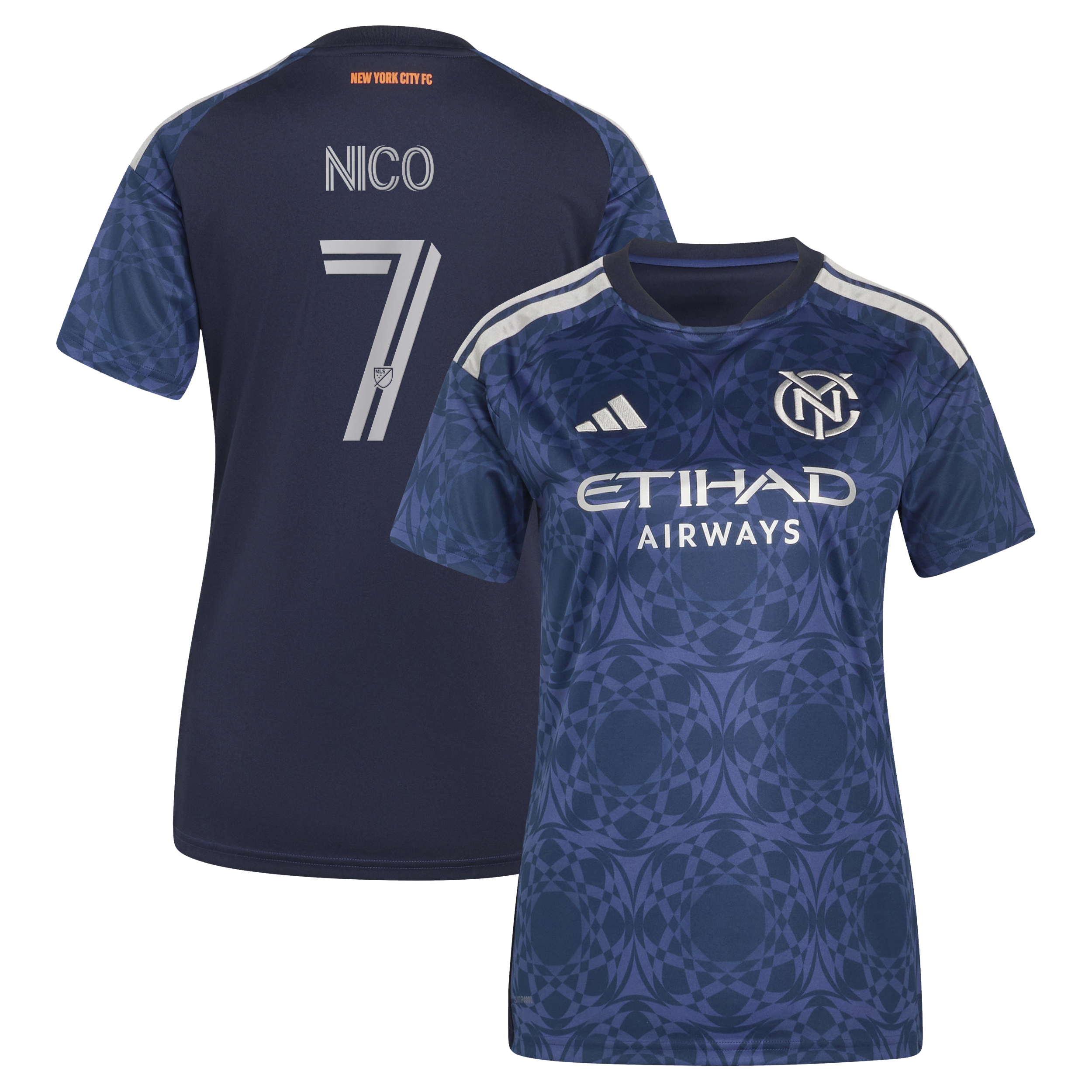 Nicolás Fernández Mercau New York City FC Women's 2026 The All Nations Kit Jersey - Blue