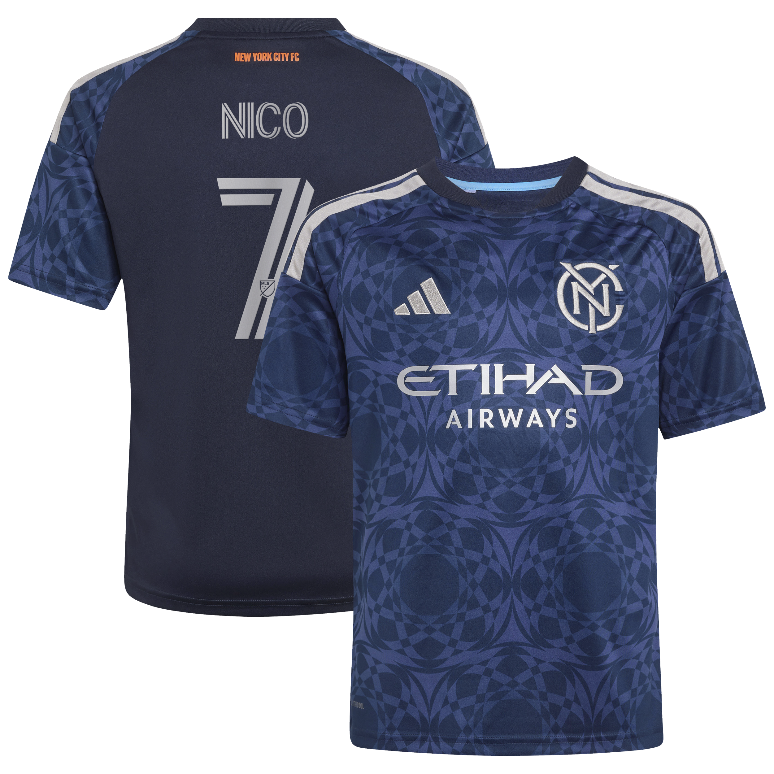 Nicolás Fernández Mercau New York City FC Youth 2026 The All Nations Kit Jersey - Blue