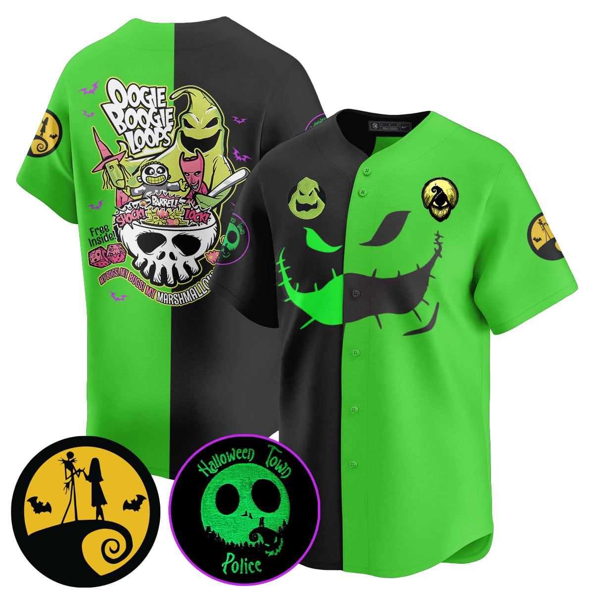 Nightmare Before Christmas Jersey - Nightmare Before Christmas