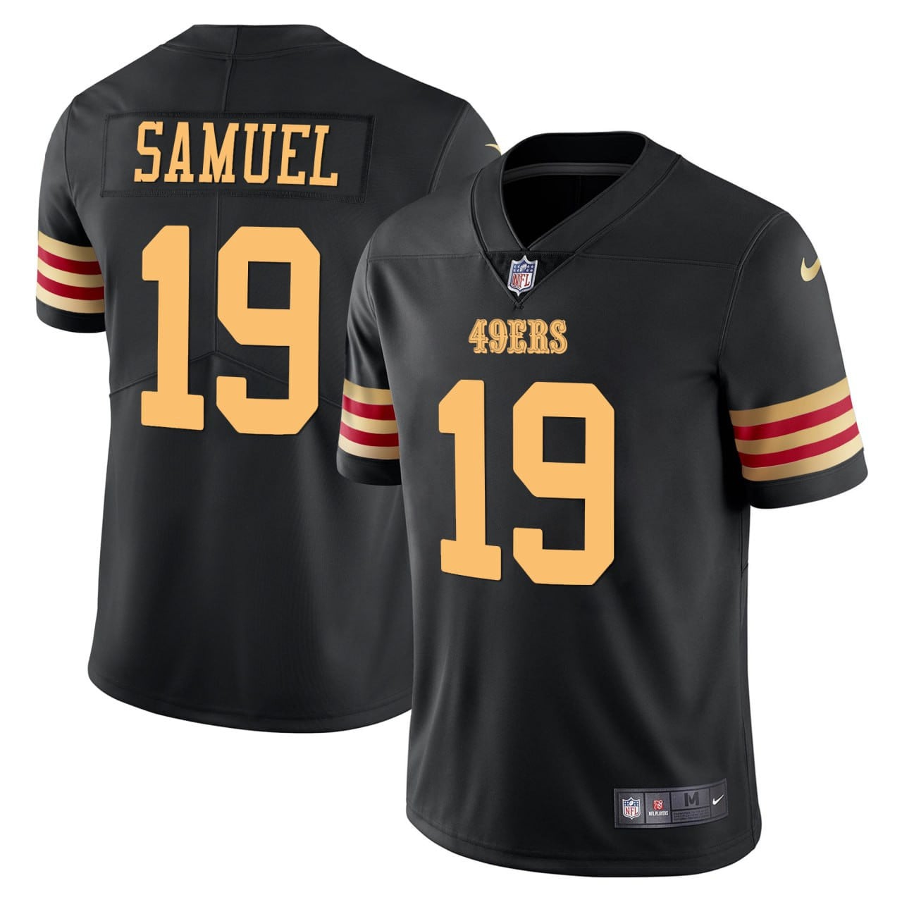 nike 49ers Deebo Samuel Black Jersey - Nike 49ers Samuel #19 Black