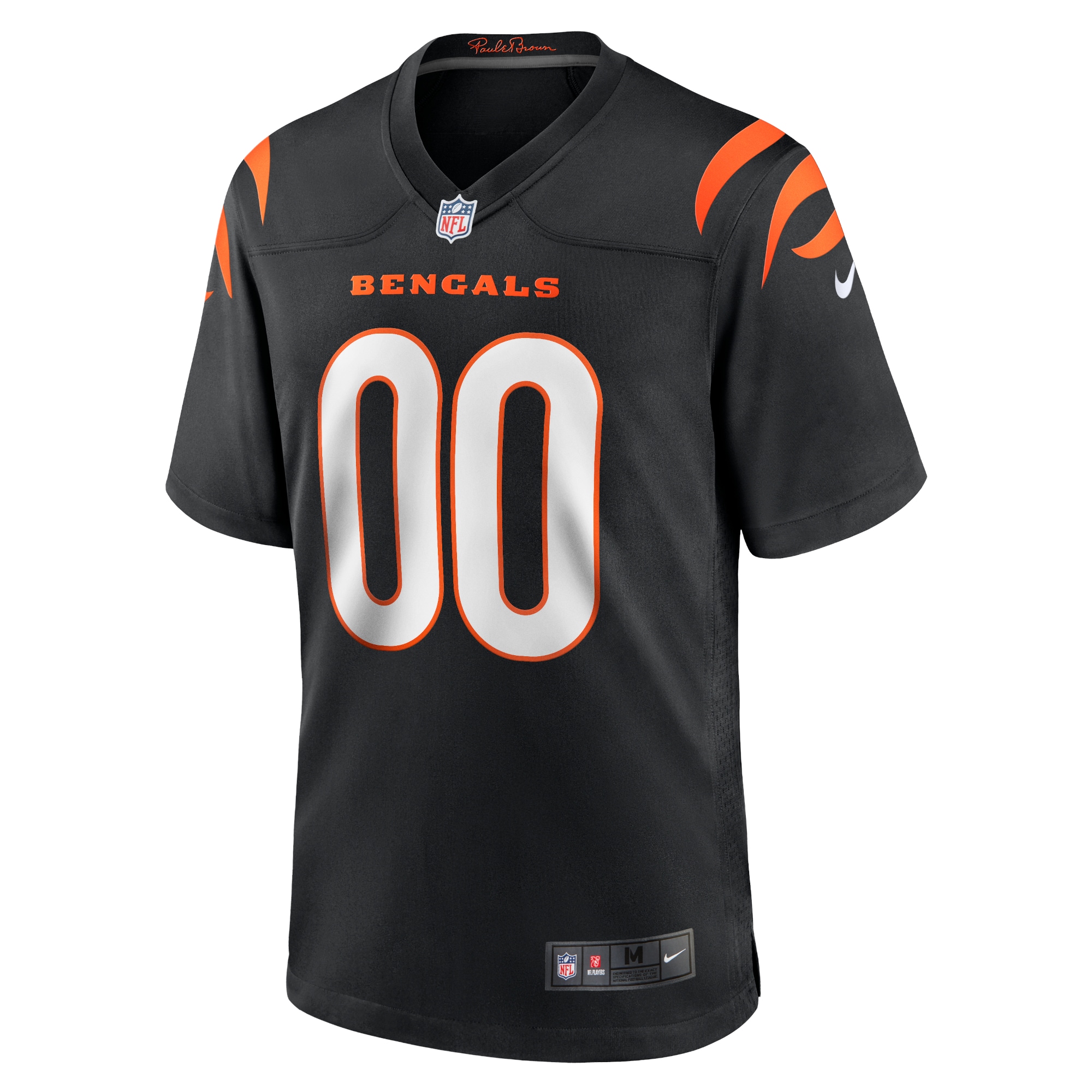 Alternative view of nike alternate Bengals Black Custom Jersey - Nike Bengals Black