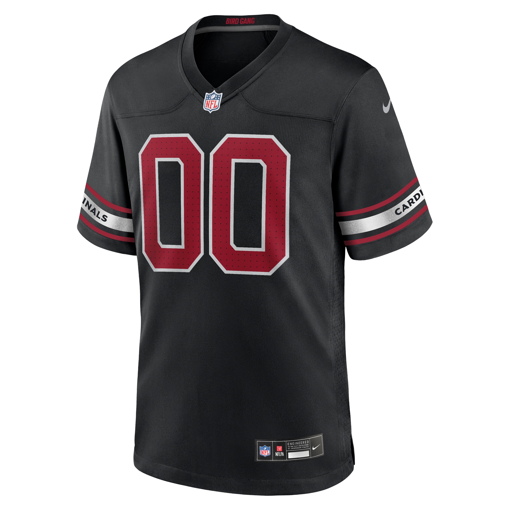 Alternative view of nike alternate Cardinals Black Custom Jersey - Nike Cardinals Black