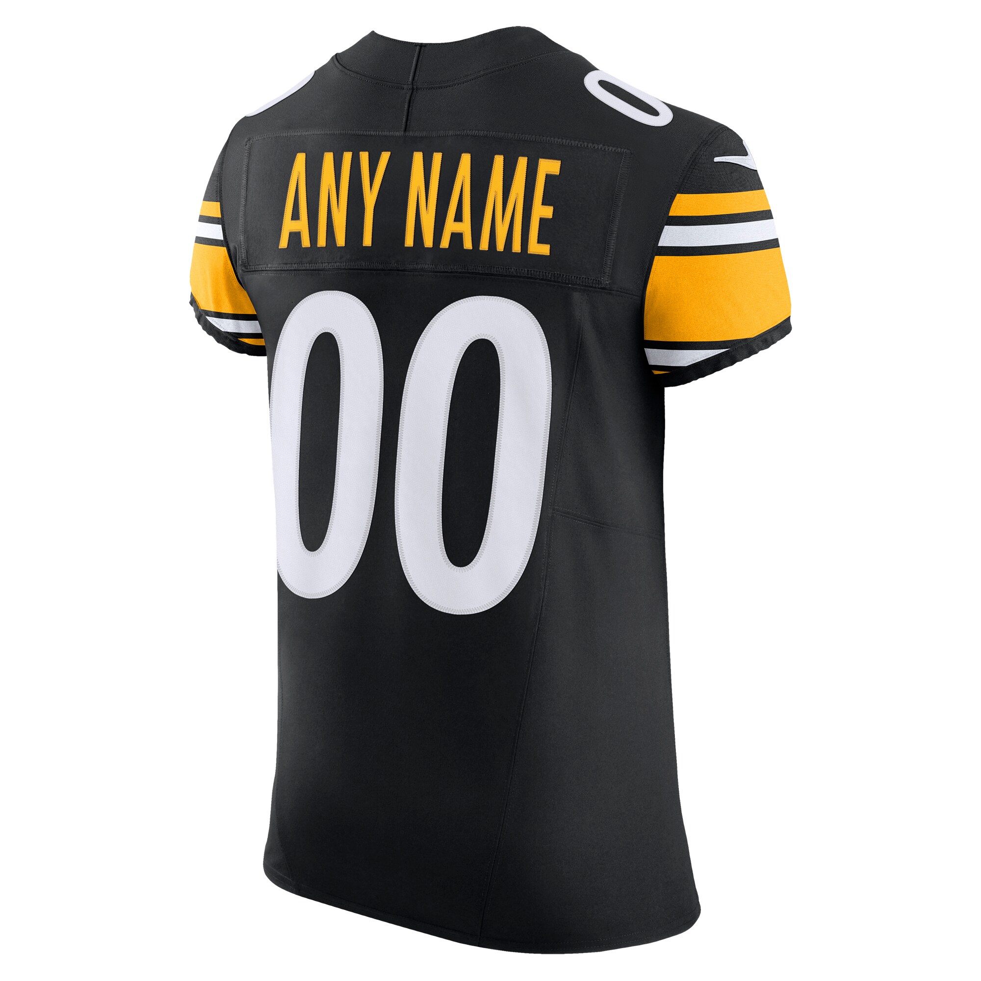 Alternative view of nike alternate Steelers Black Custom Jersey - Nike Steelers Alternate