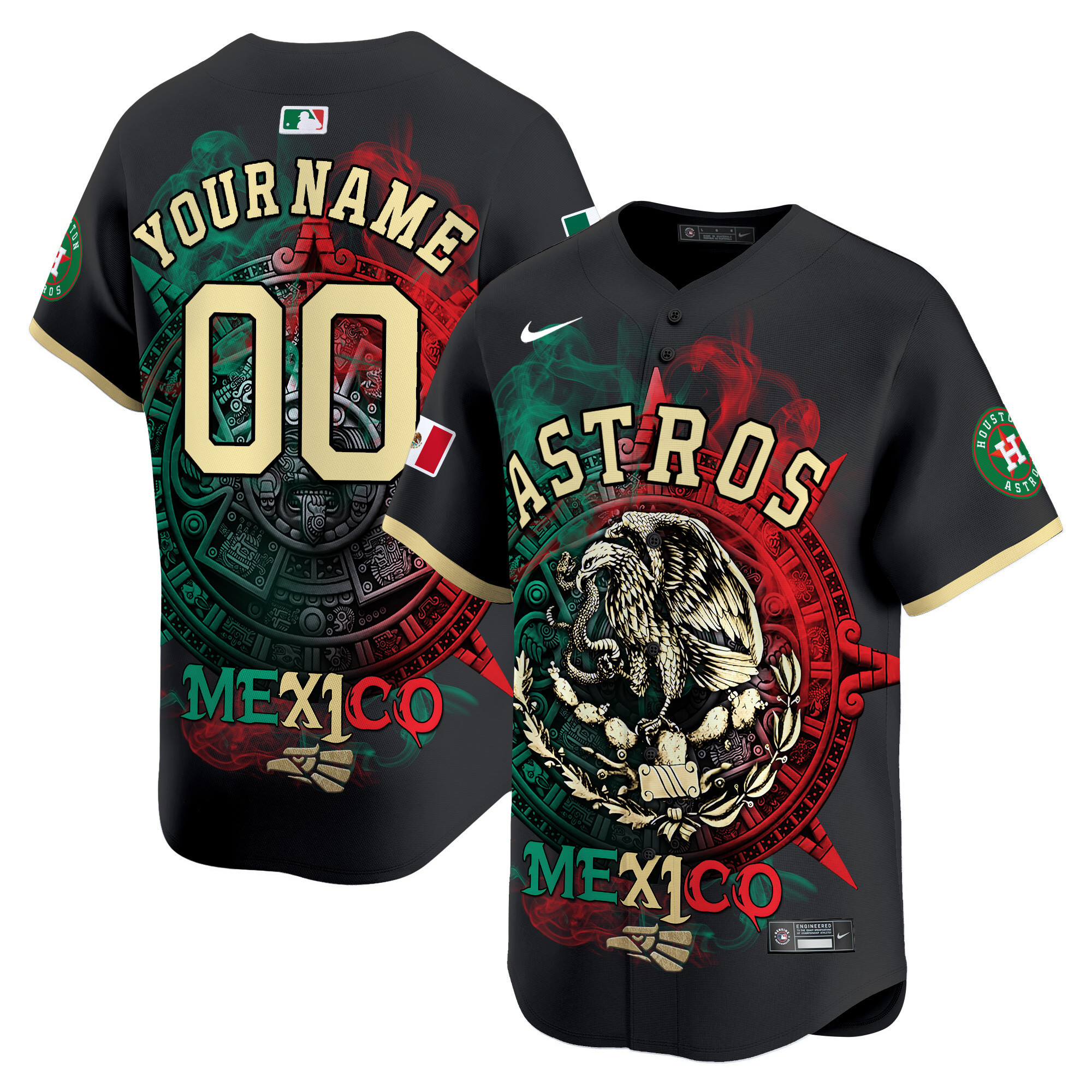 Nike Astros Black Mexico Jersey - Limited Edition Baseball