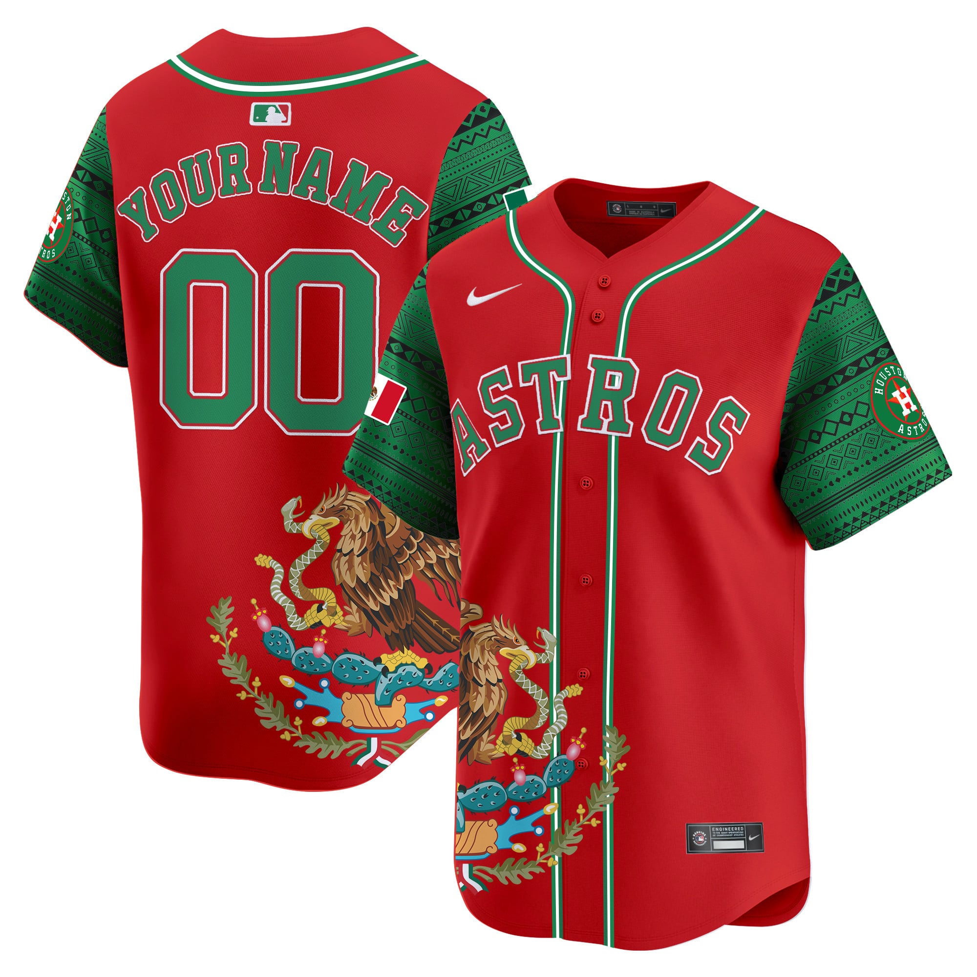 Alternative view of Nike Astros Mexico Series Jersey - Limited Edition