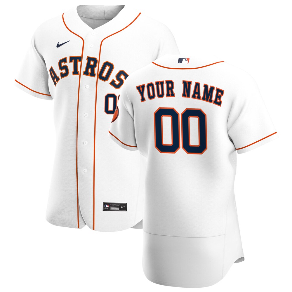 Nike Astros White Home Custom Jersey - Personalize Yours!