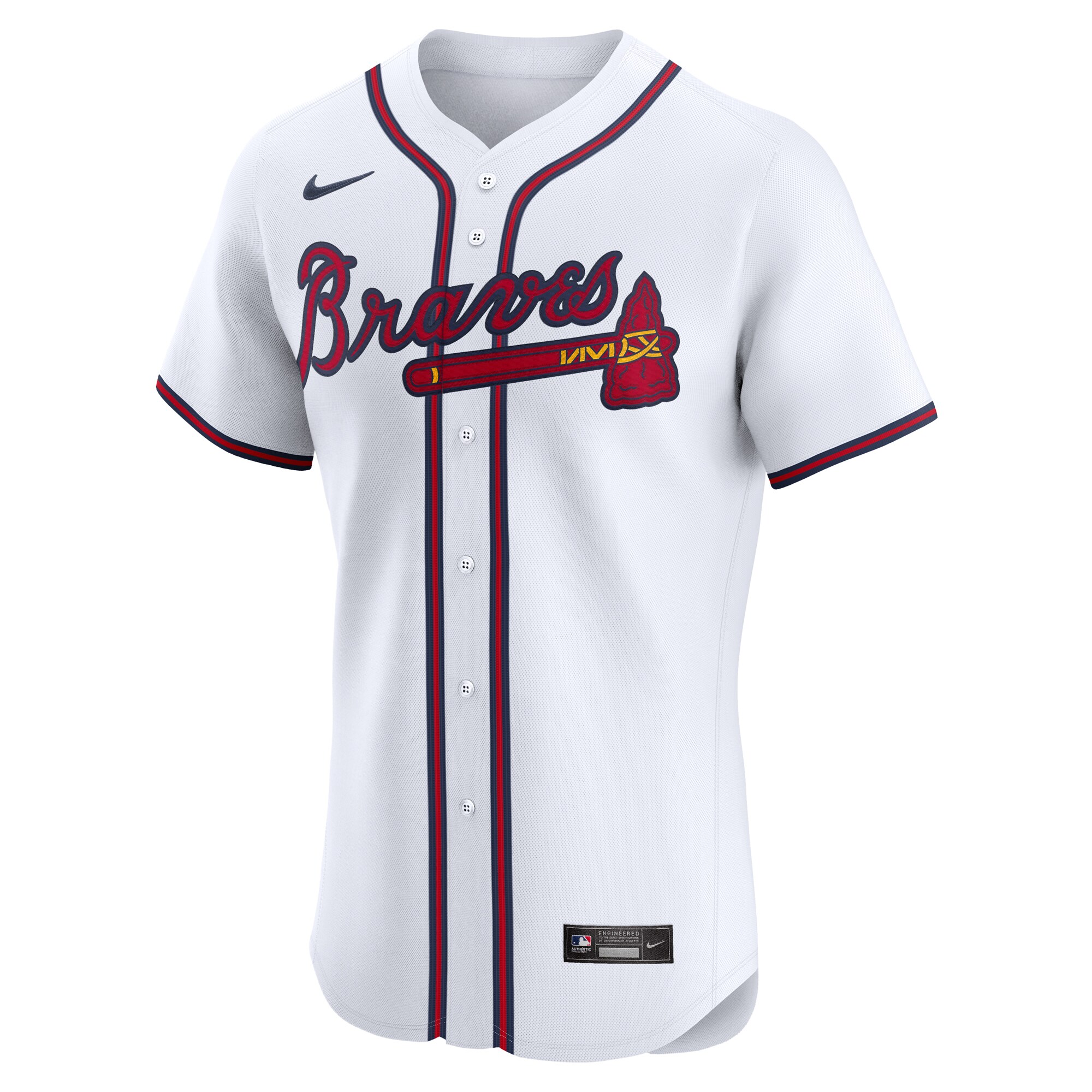nike authentic Braves White Home Jersey - Nike Braves White Home 2