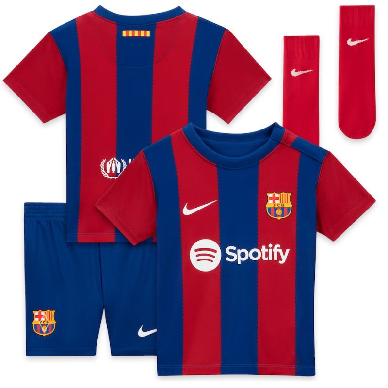Nike Barcelona 2024 Toddler Kit - Red/Blue