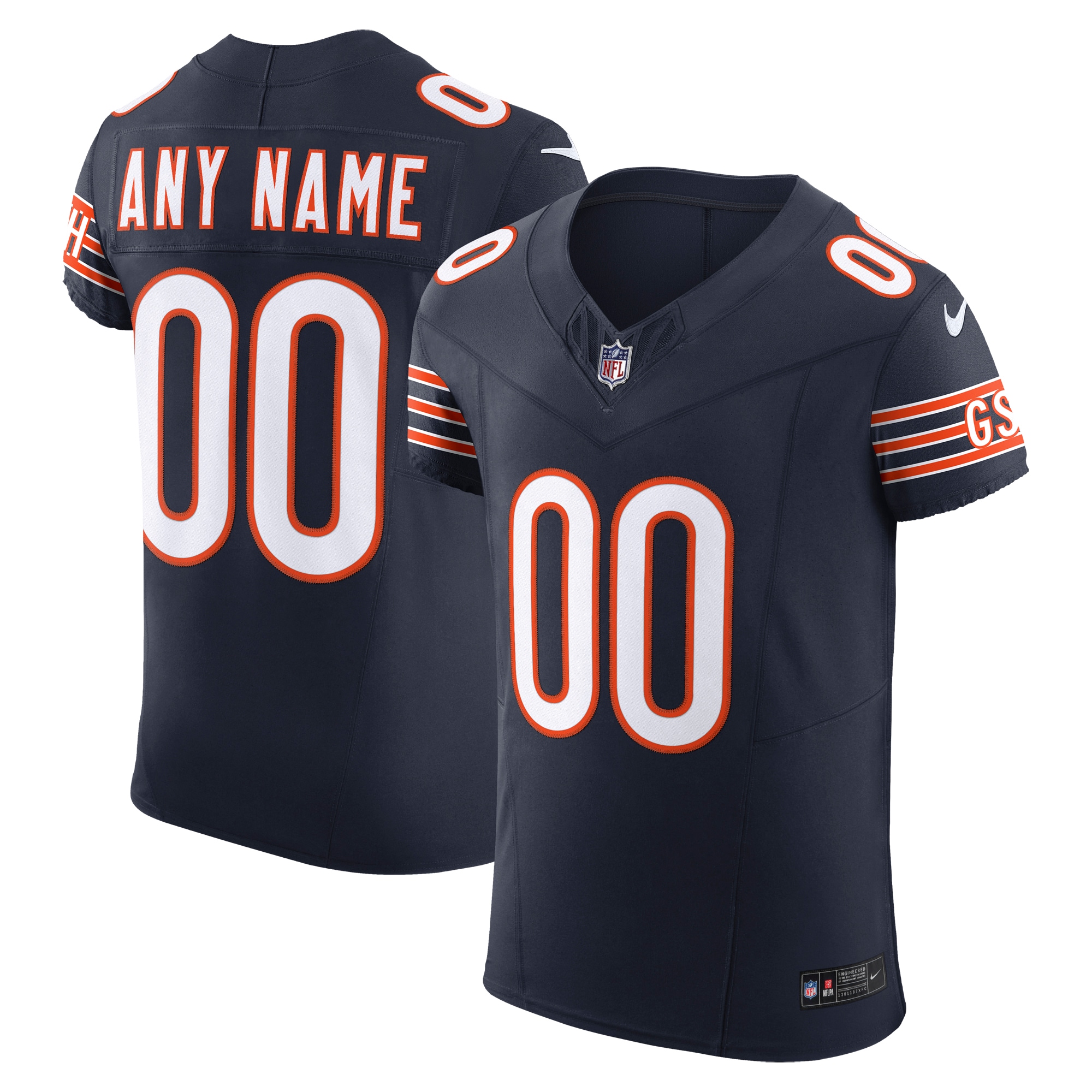 Nike Bears Navy Custom Jersey chicago - Nike Bears Navy Custom Jersey