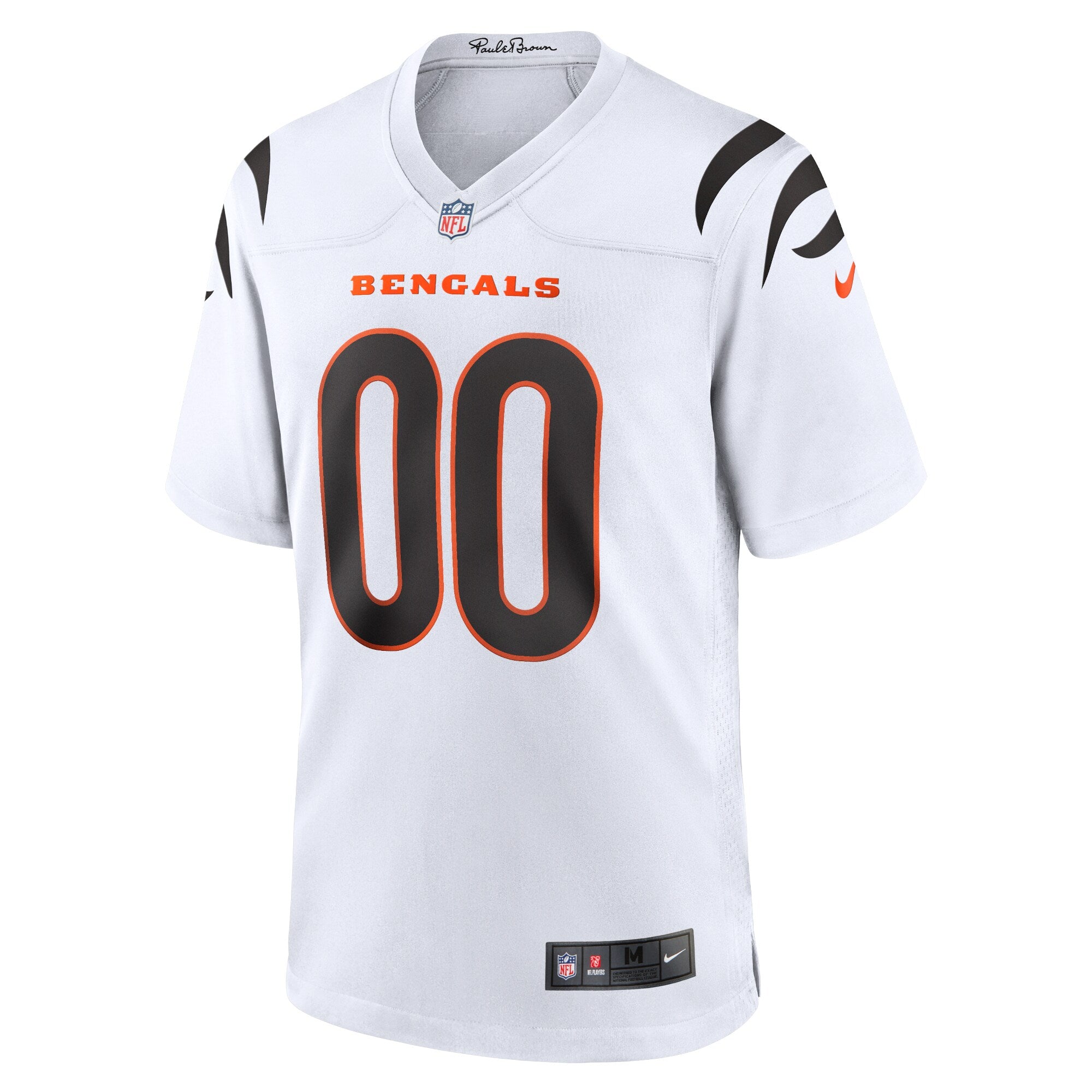Alternative view of Nike Bengals White Jersey custom - Nike Bengals White Jersey - Custom