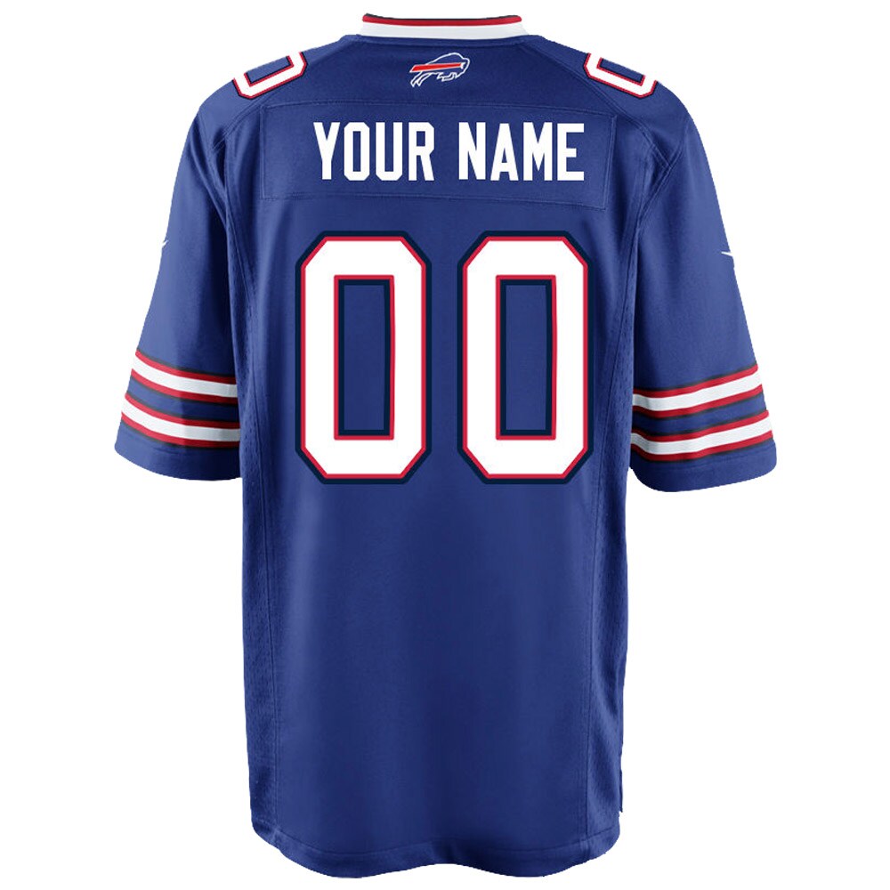 Alternative view of Nike Bills Royal Custom Jersey - Personalize Your Style!