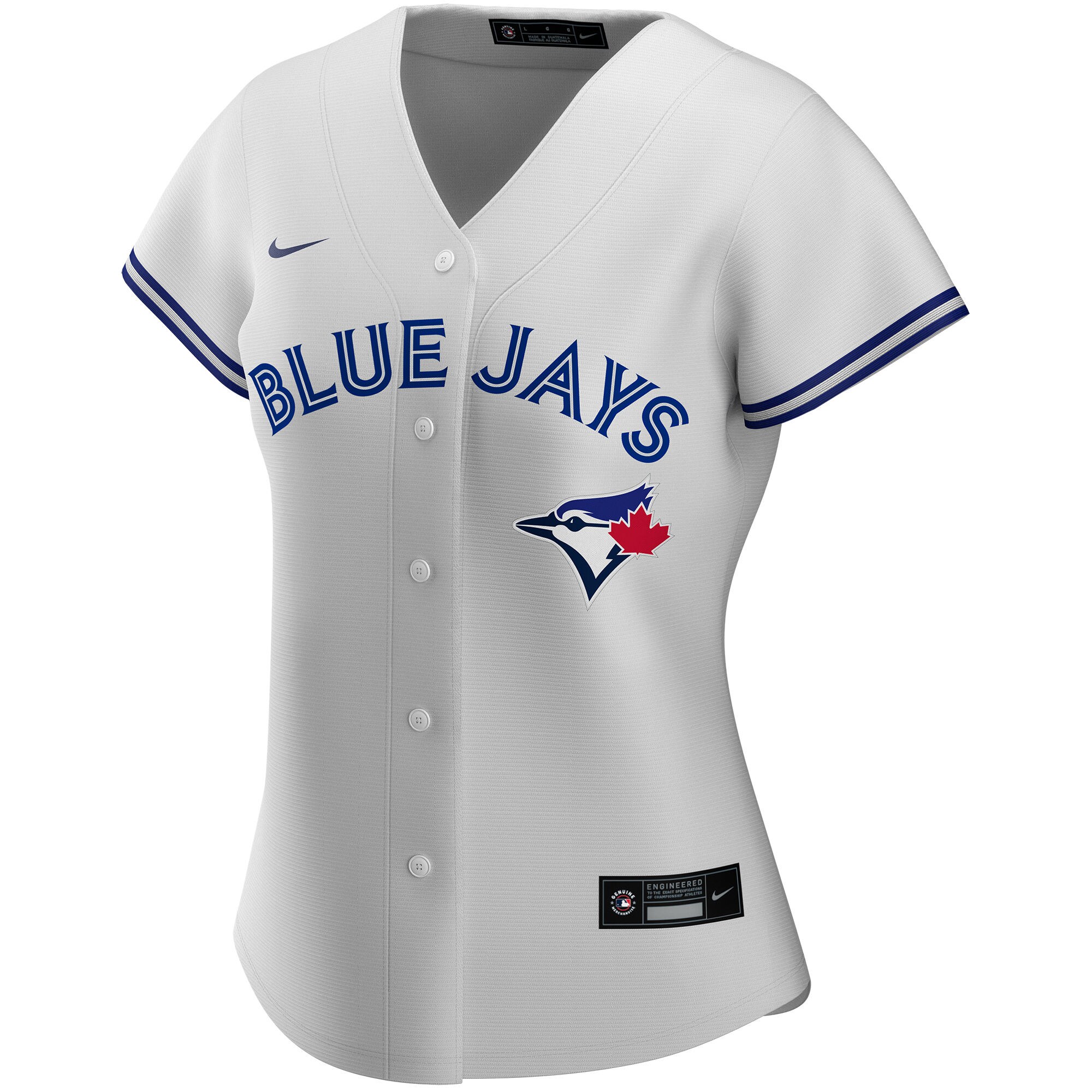 Alternative view of Nike Blue Jays Personalized Jersey - White MLB Authentic
