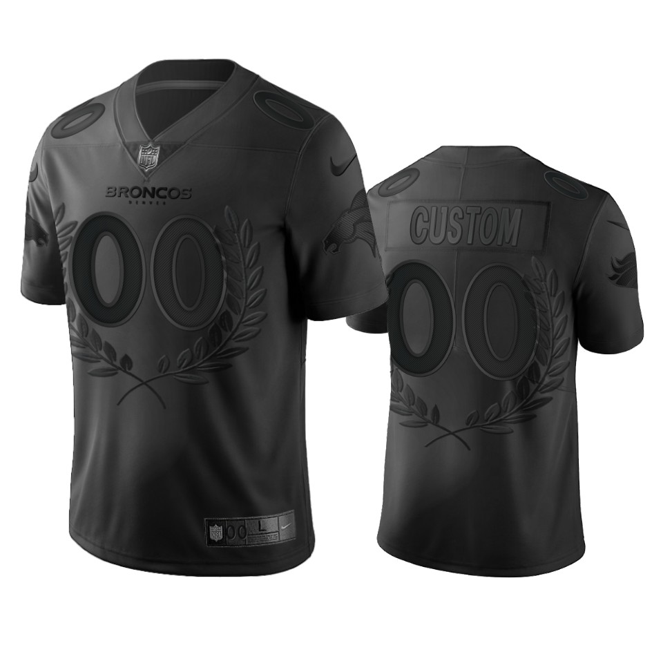 Nike Broncos Black Alternate Jersey - Custom Name/Number