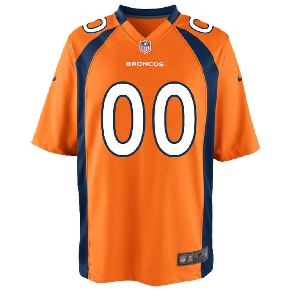 Nike Broncos Orange Custom Jersey - Personalize Your Style! 2