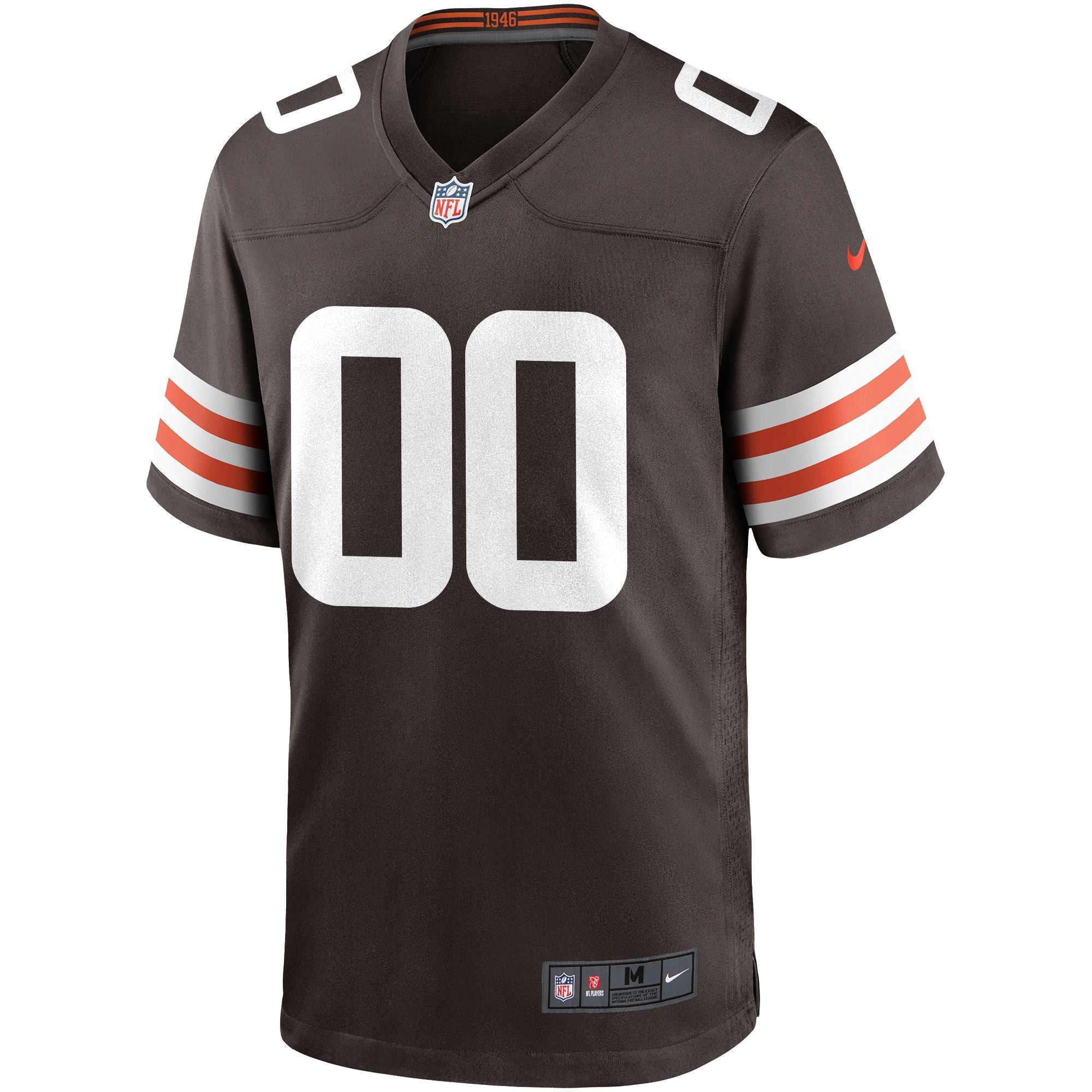 Alternative view of Nike Browns Custom Football Jersey - Ultimate Fan Gear 2024