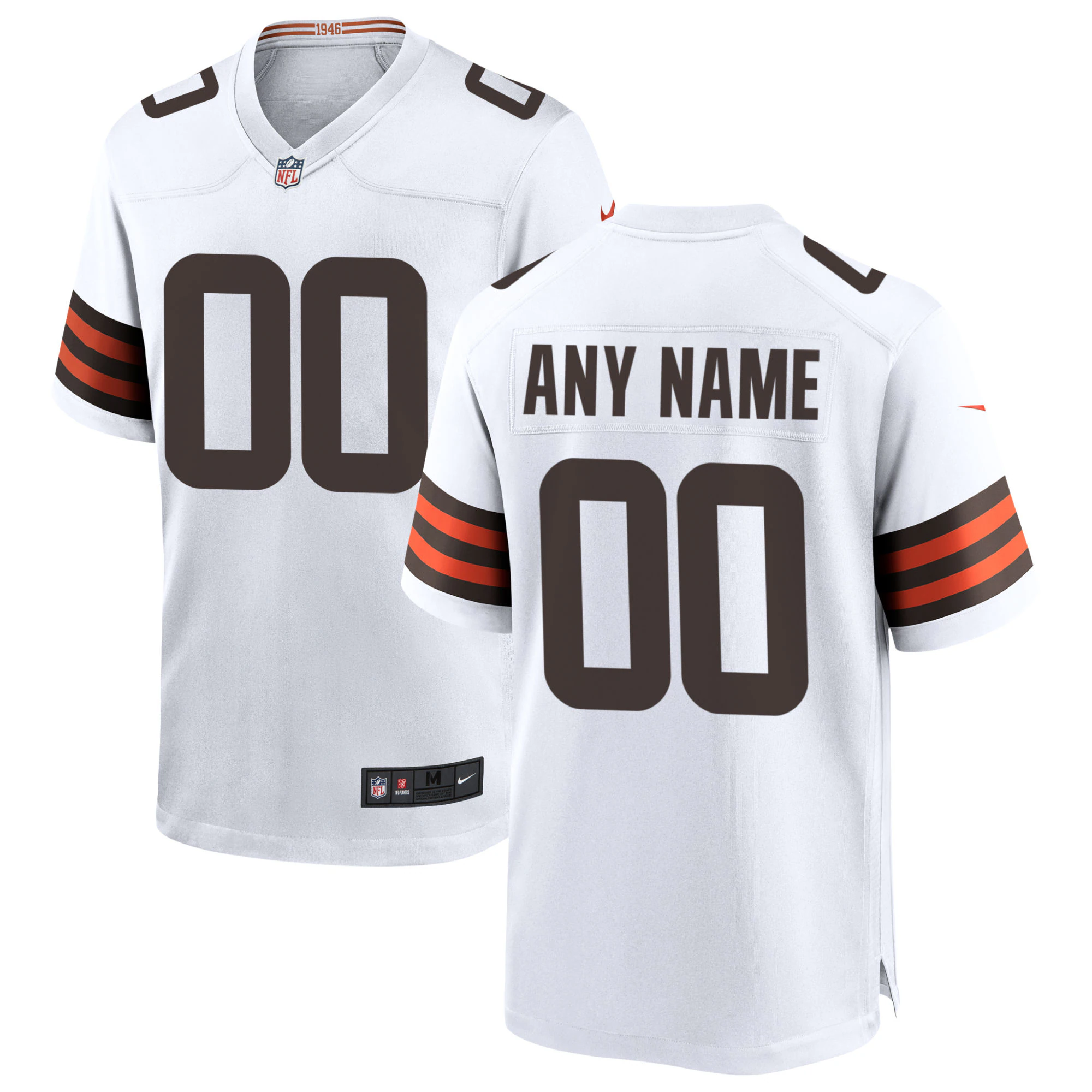 Nike Browns White Custom Jersey - Personalized Style