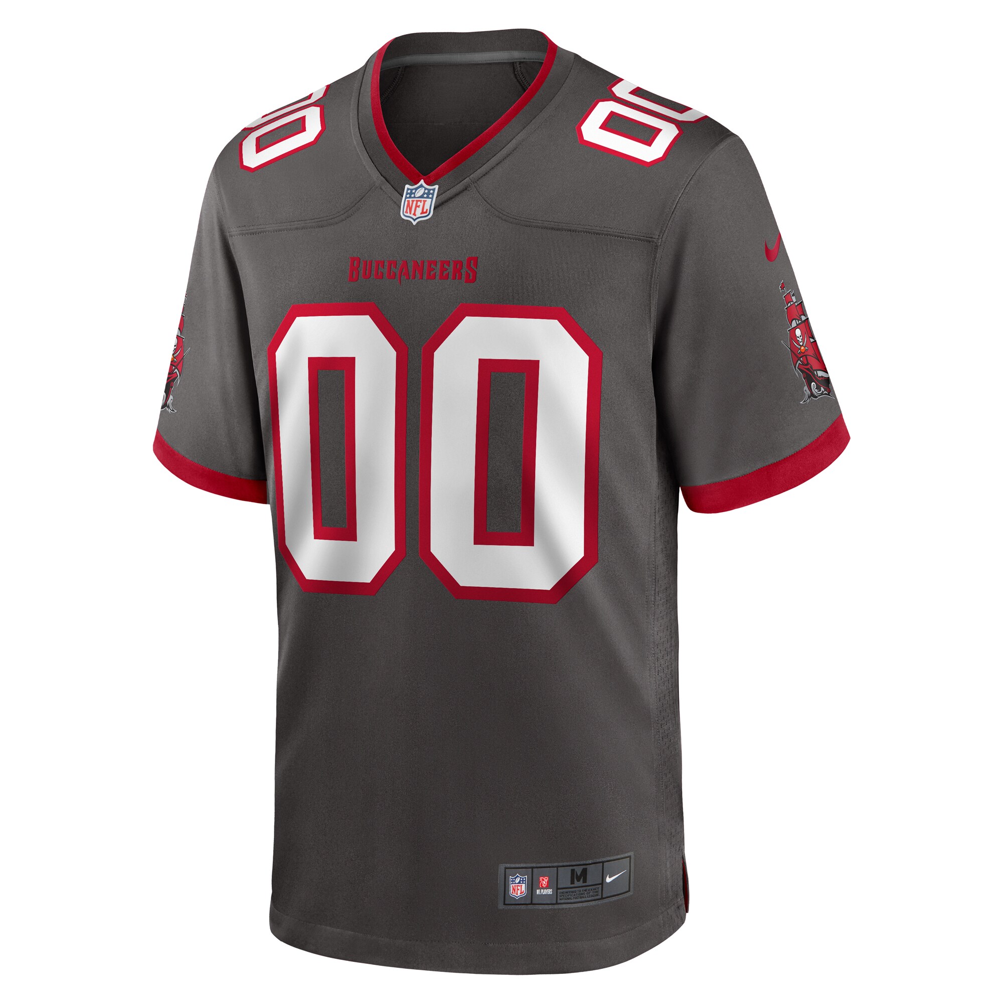 Alternative view of Nike Buccaneers Anthracite Custom Jersey - Design Your Own!