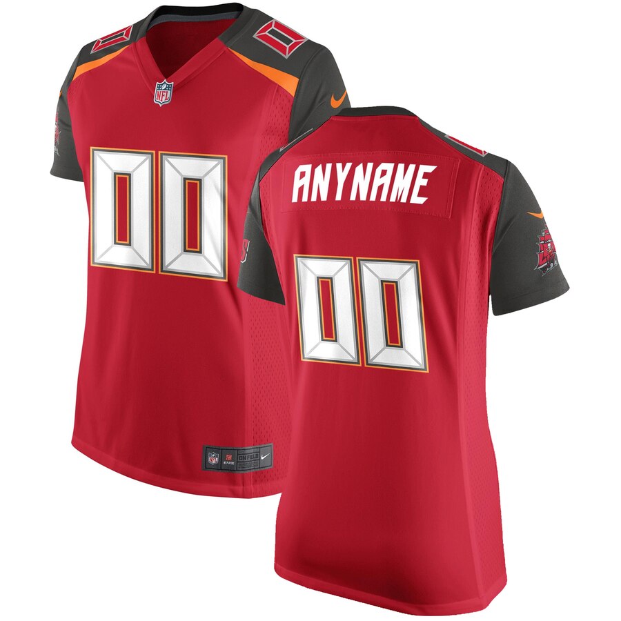 Nike Buccaneers Scarlet Custom Jersey - Personalized NFL Style